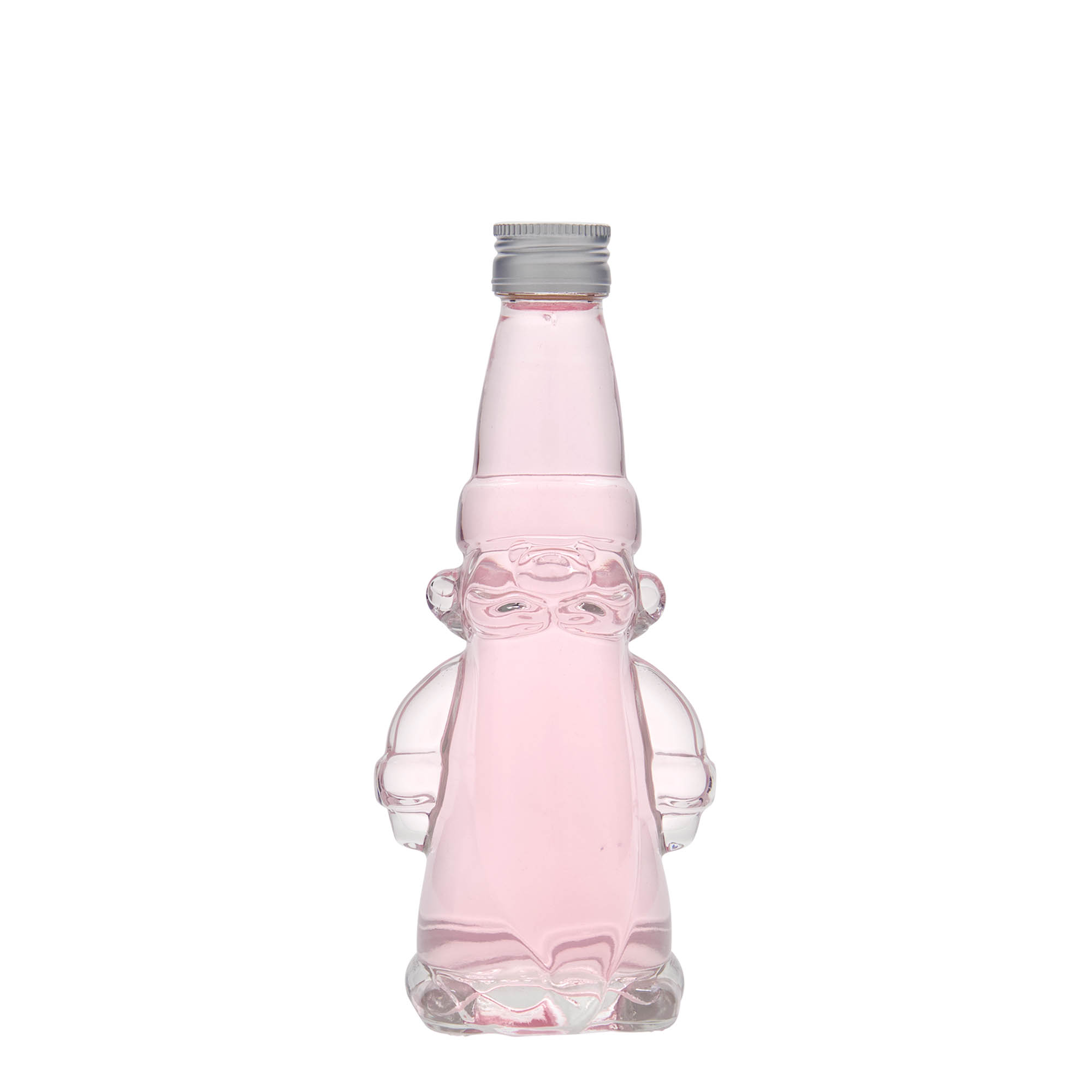 200 ml glazen fles 'Kerstkabouter', mondstuk: PP 28