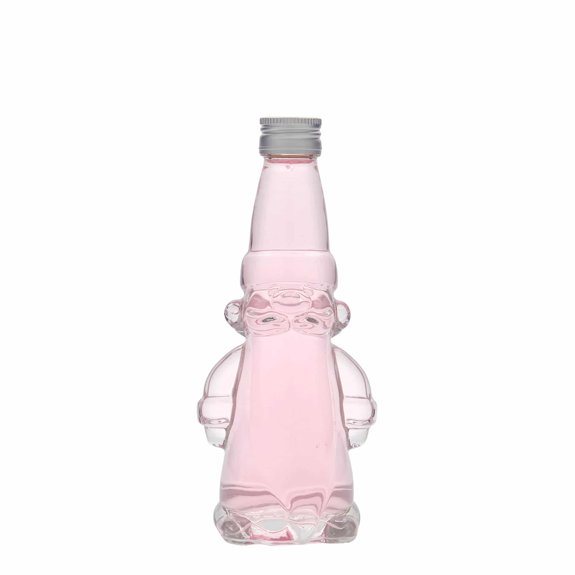 200 ml glazen fles 'Kerstkabouter', mondstuk: PP 28