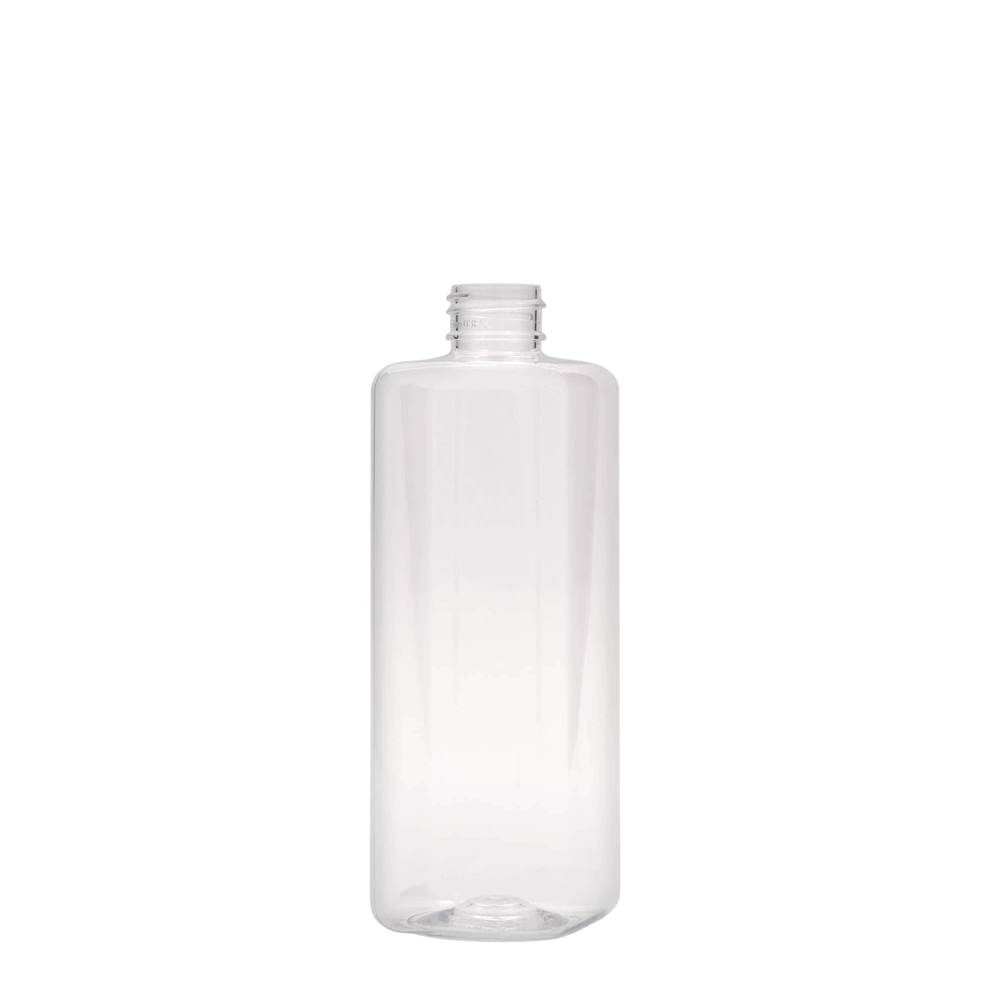 300 ml PET-fles 'Karl', vierkant, kunststof, hals: 24/410