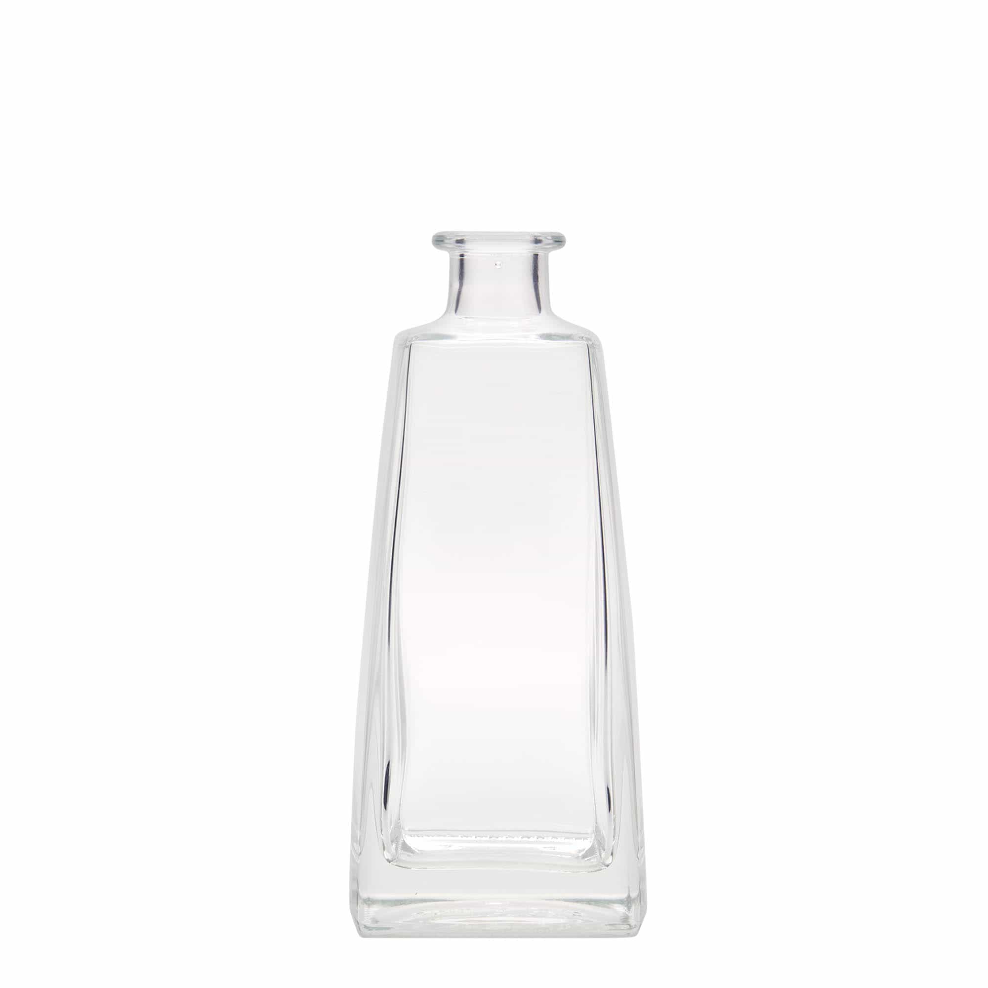 350 ml glazen fles 'Timmy', rechthoekig, opening: kurk