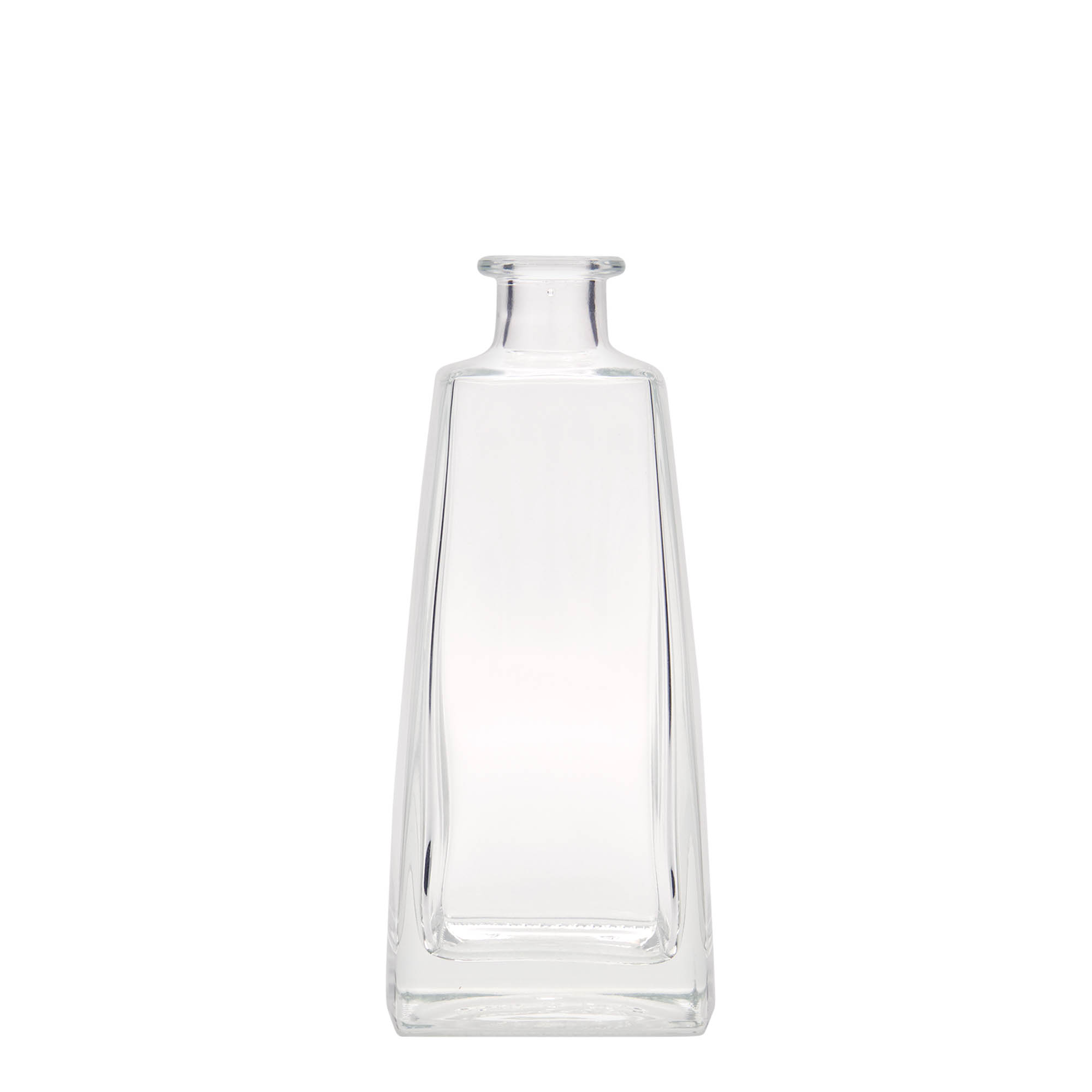 350 ml glazen fles 'Timmy', rechthoekig, opening: kurk