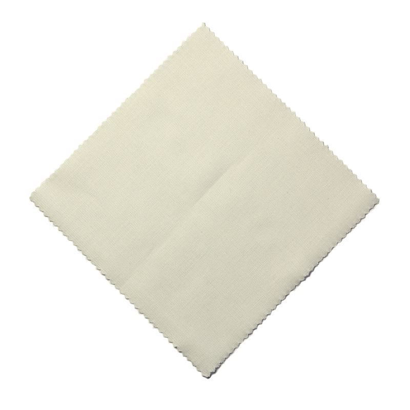 Stoffen lapje voor potten, 15x15, vierkant, textiel, crème, monding: TO58-TO82
