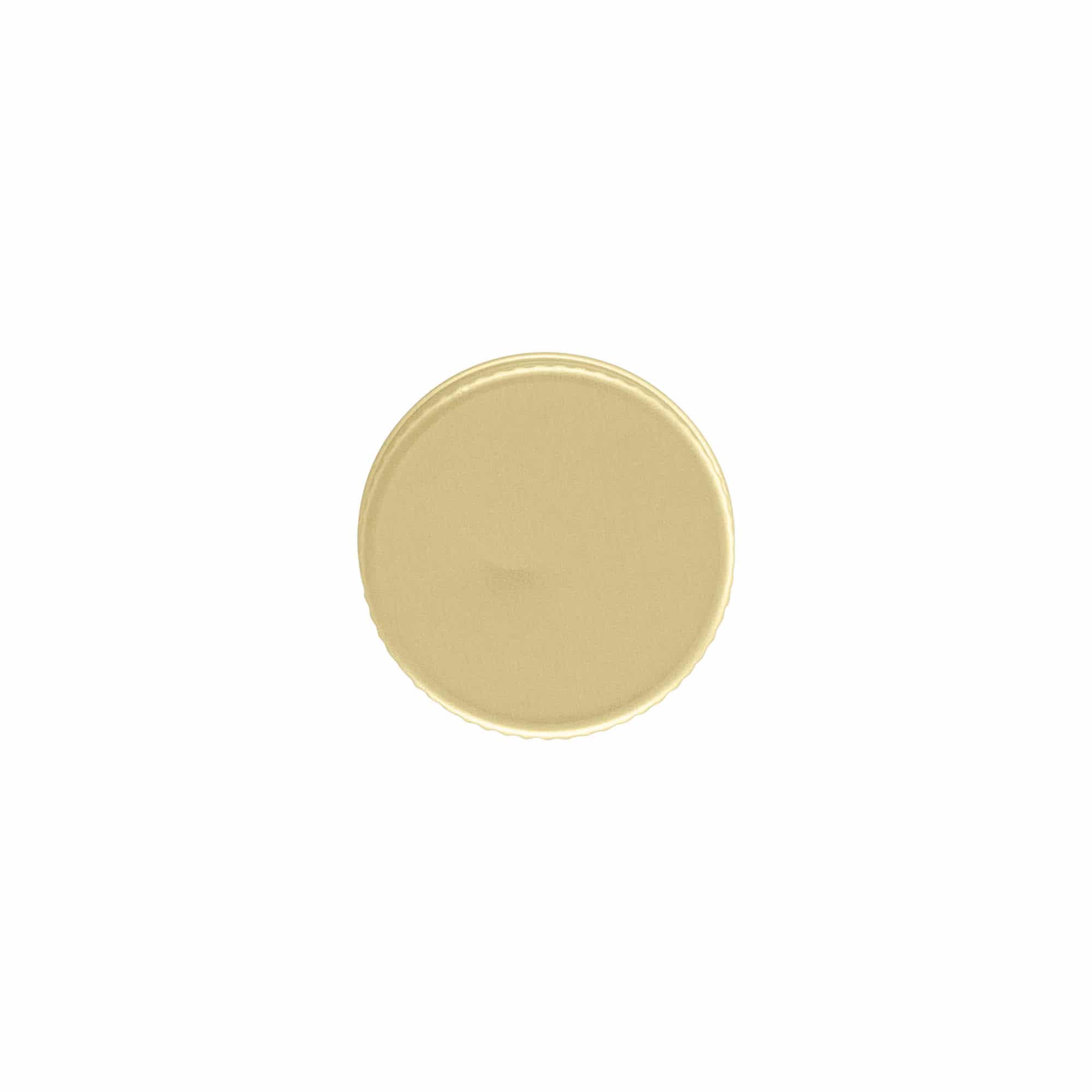 Schroefdop, metaal, goud, voor opening: PP 31,5