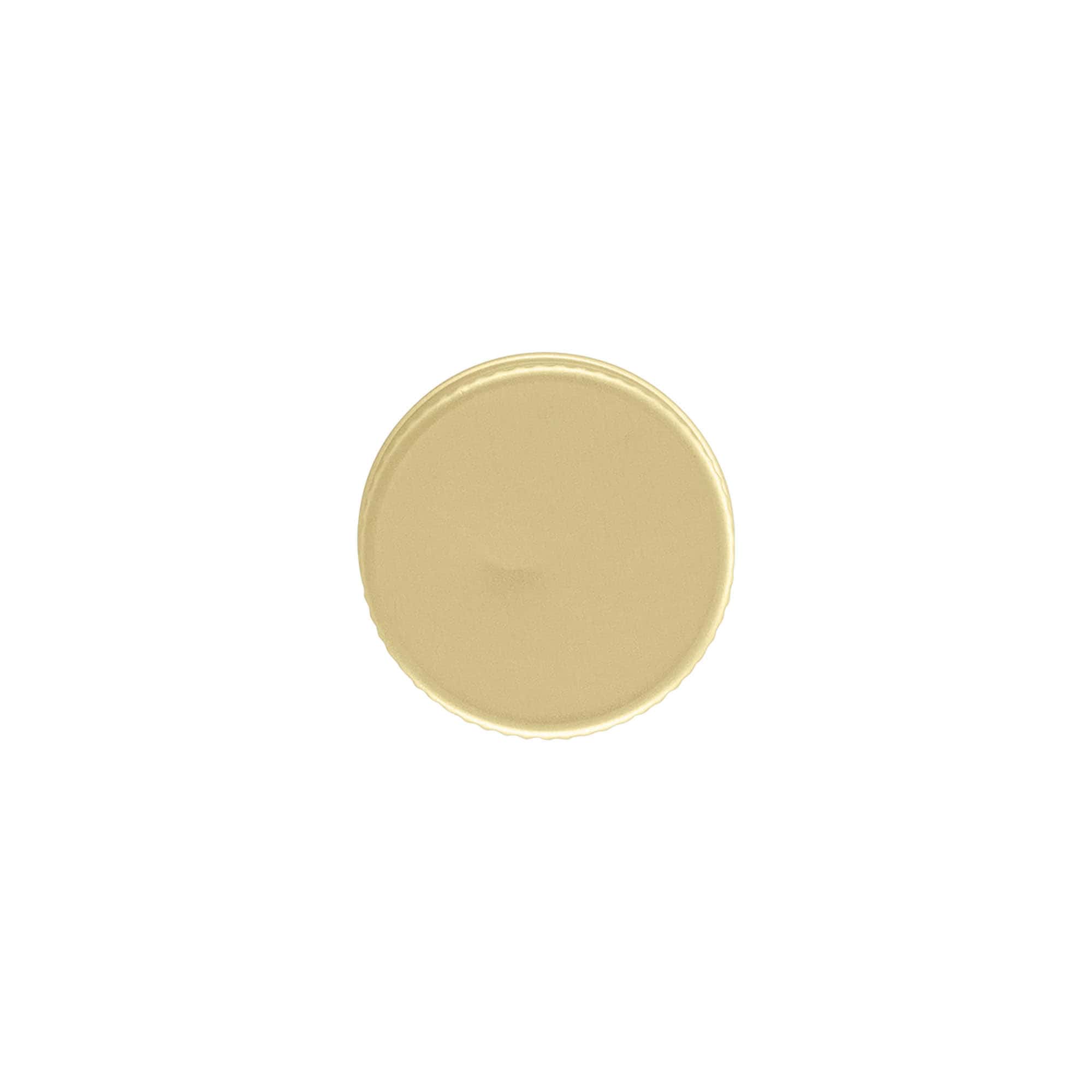 Schroefdop, metaal, goud, voor opening: PP 31,5