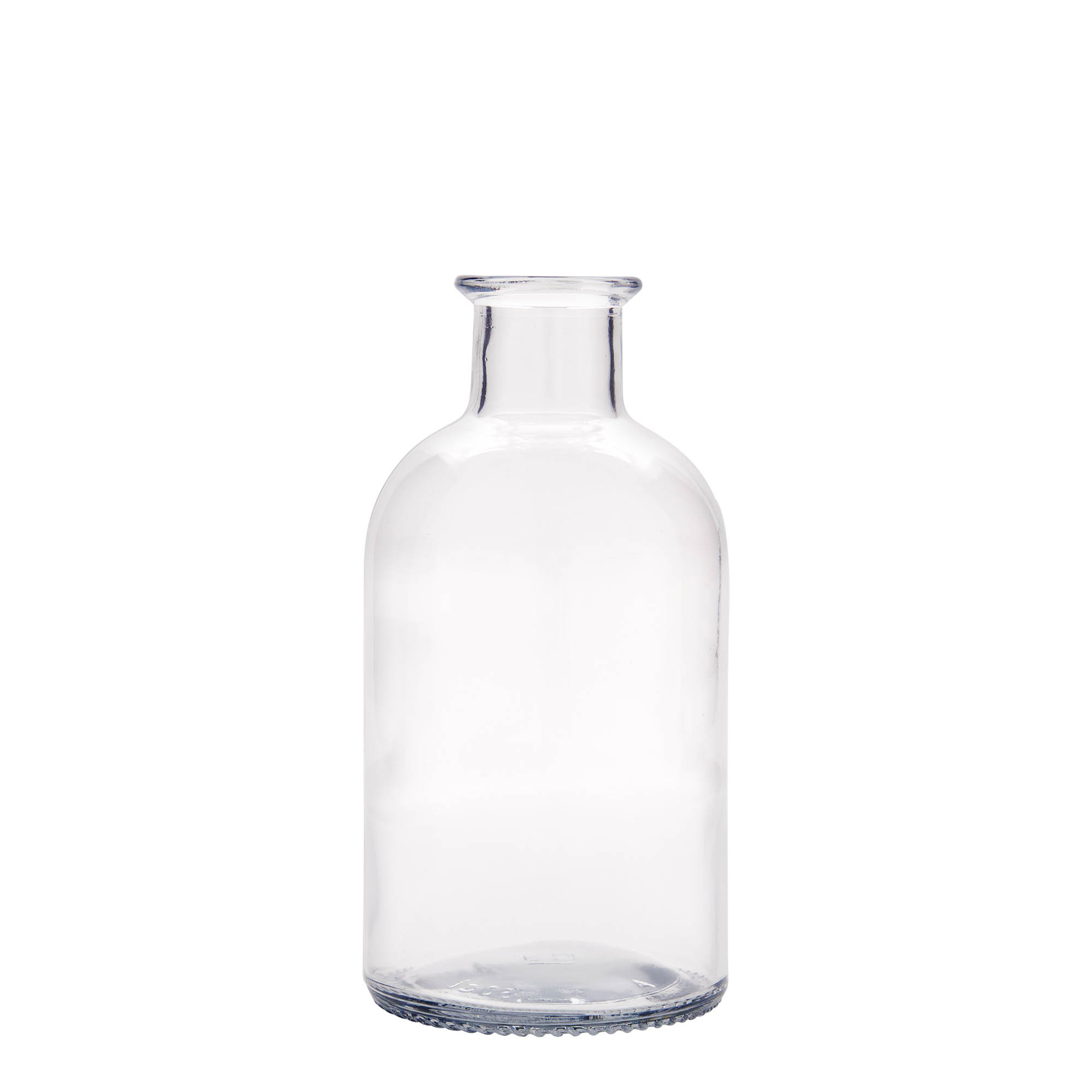 500 ml glazen fles apotheker 'Italia', hals: kurk 500 ml glazen fles apotheker 'Italia', hals: kurk