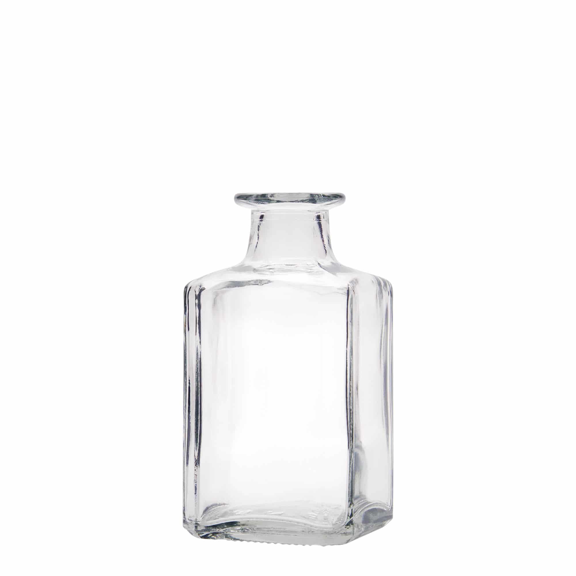 250 ml glazen fles 'Torben', vierkant, opening: kurk