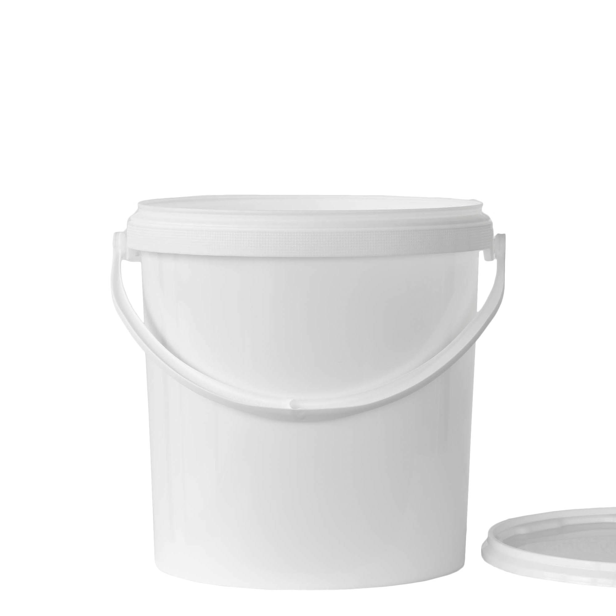 10 l emmer, PP-kunststof, wit