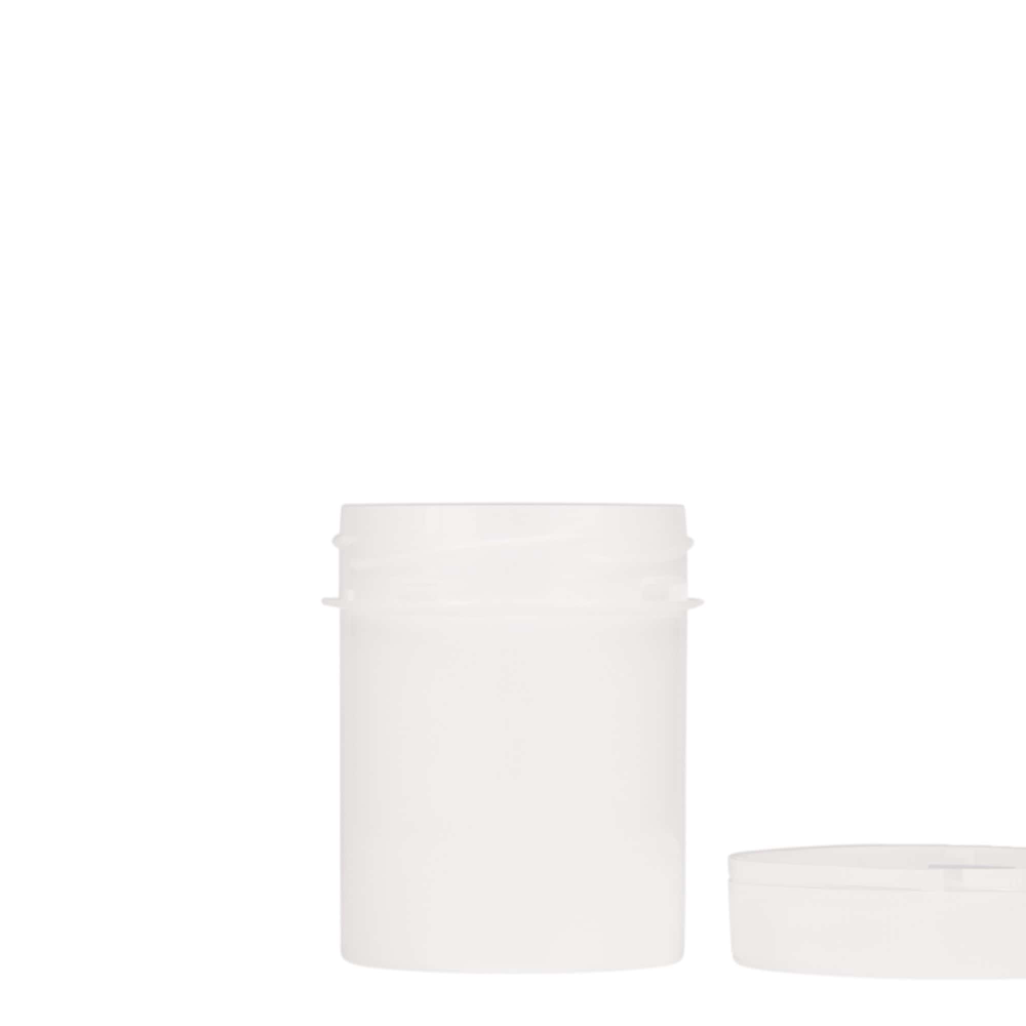 150 ml kunststoffles 'Securilock', PP, wit, opening: schroefdop