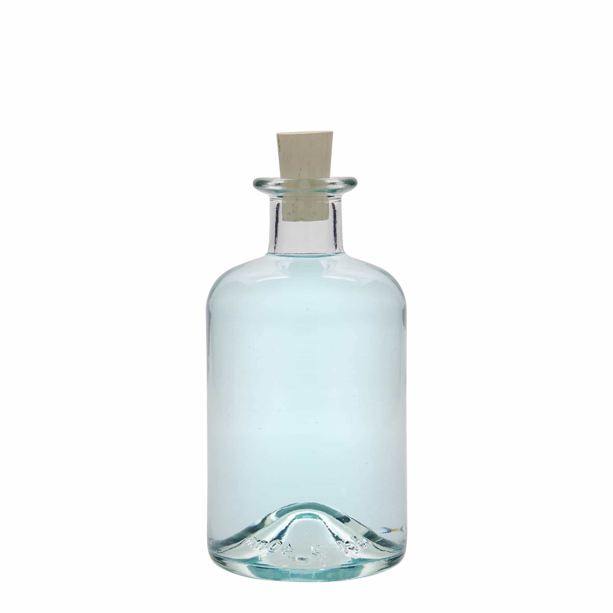 Glazen fles Apotheker, 350 ml, monding: kurk