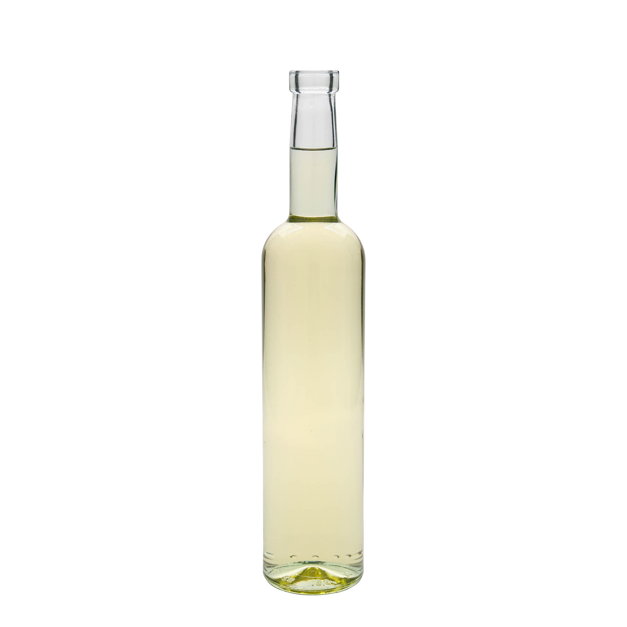 500 ml glazen fles 'Bordeaux', hals: kurk 500 ml glazen fles 'Bordeaux', hals: kurk