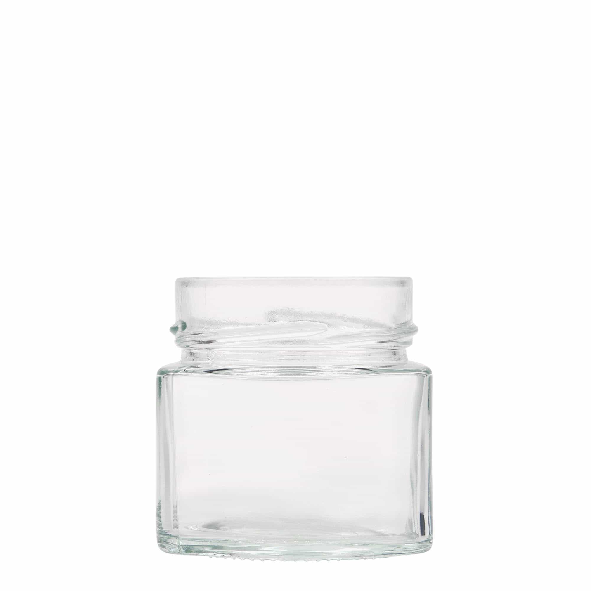 Vierkante pot 'Kimba', 212 ml, monding: extra-deep-twist-off (EDTO 70) Vierkante pot 'Kimba', 212 ml, monding: extra-deep-twist-off (EDTO 70)