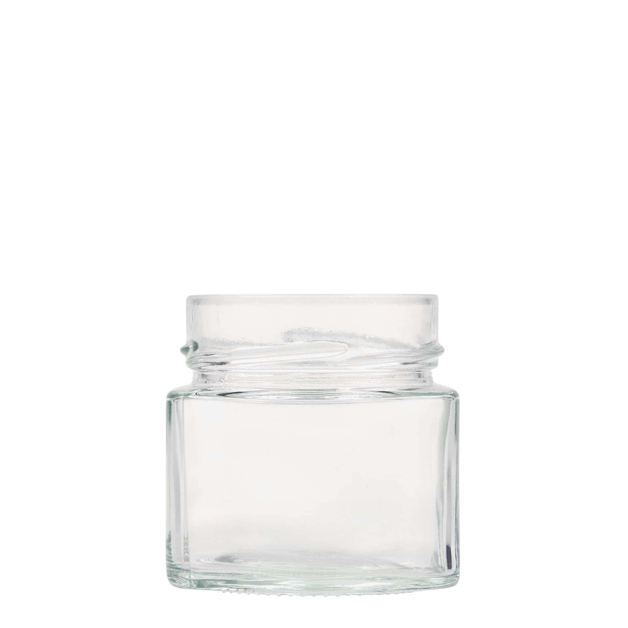 212 ml Vierkantglas 'Kimba', opening: Extra-Deep-Twist-Off (EDTO 70)