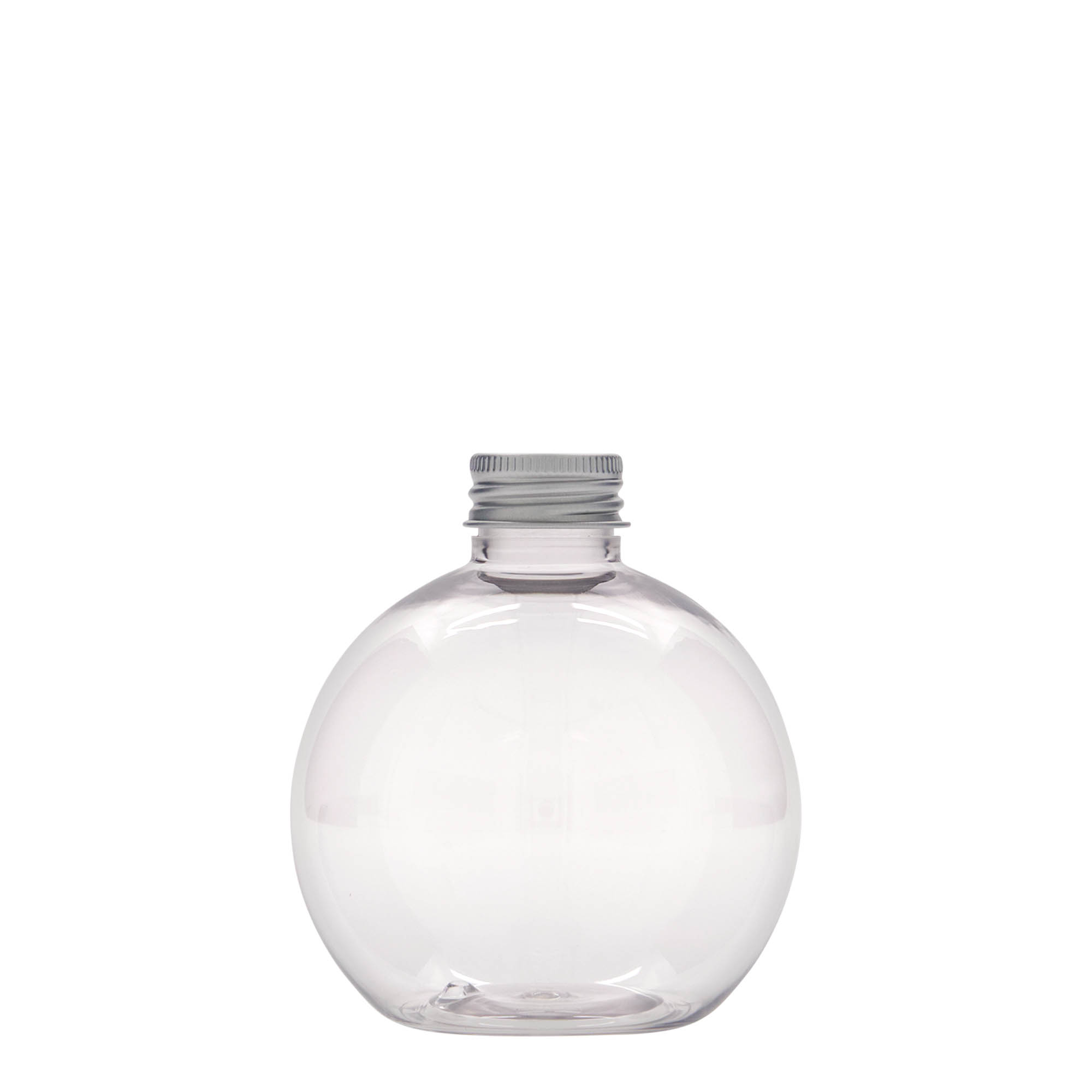 250 ml PET-fles 'Perry', rond, kunststof, hals: 24/410 250 ml PET-fles 'Perry', rond, kunststof, hals: 24/410