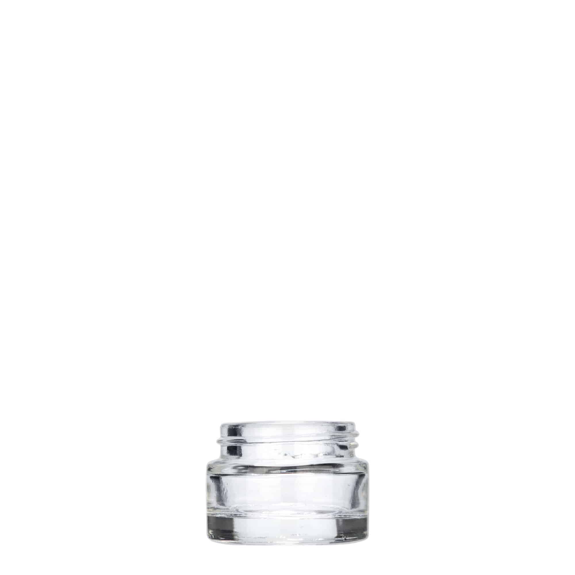 5 ml potje 'Beauty', glas, opening: schroefdop