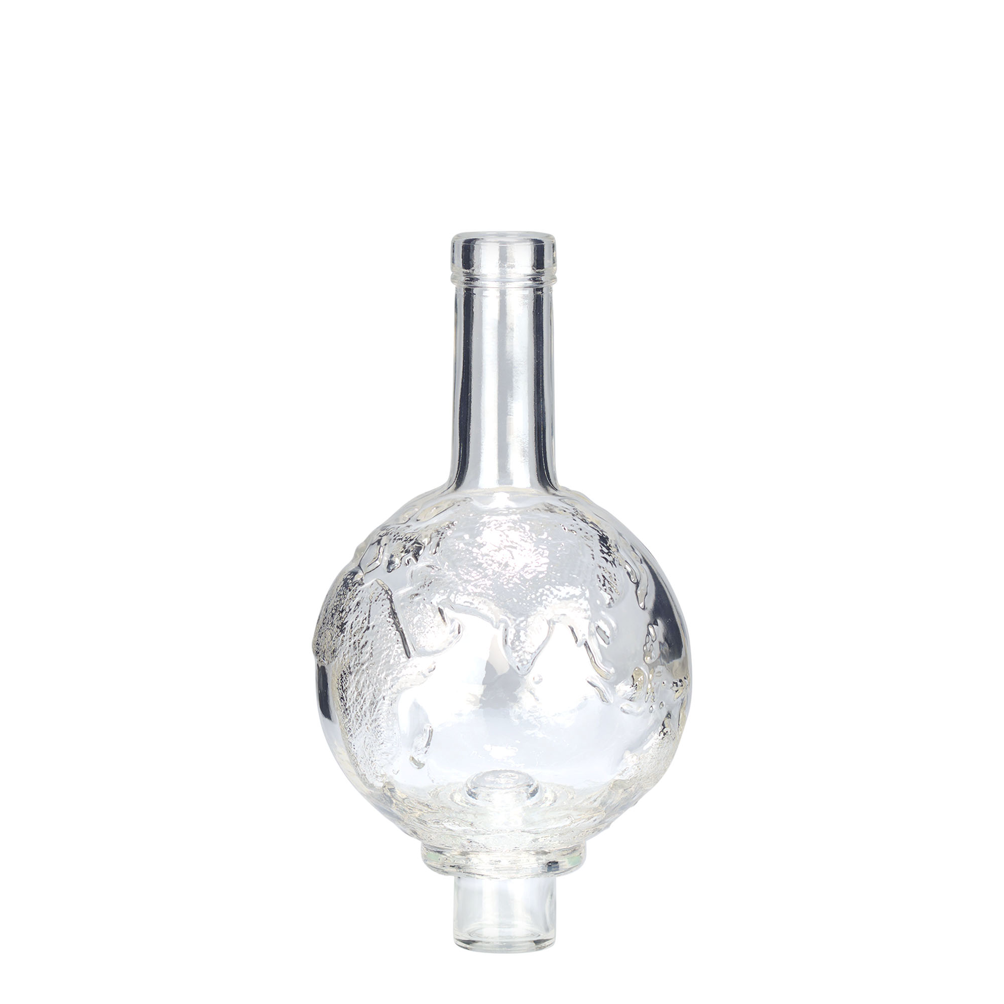 500 ml glazen fles 'Globus', opening: kurk 500 ml glazen fles 'Globus', opening: kurk