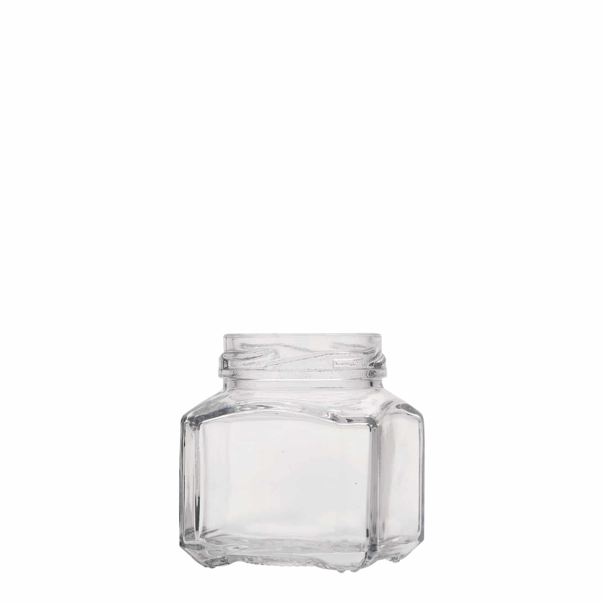 106 ml vierkantglas 'Milaan', opening: Twist-Off (TO 48)