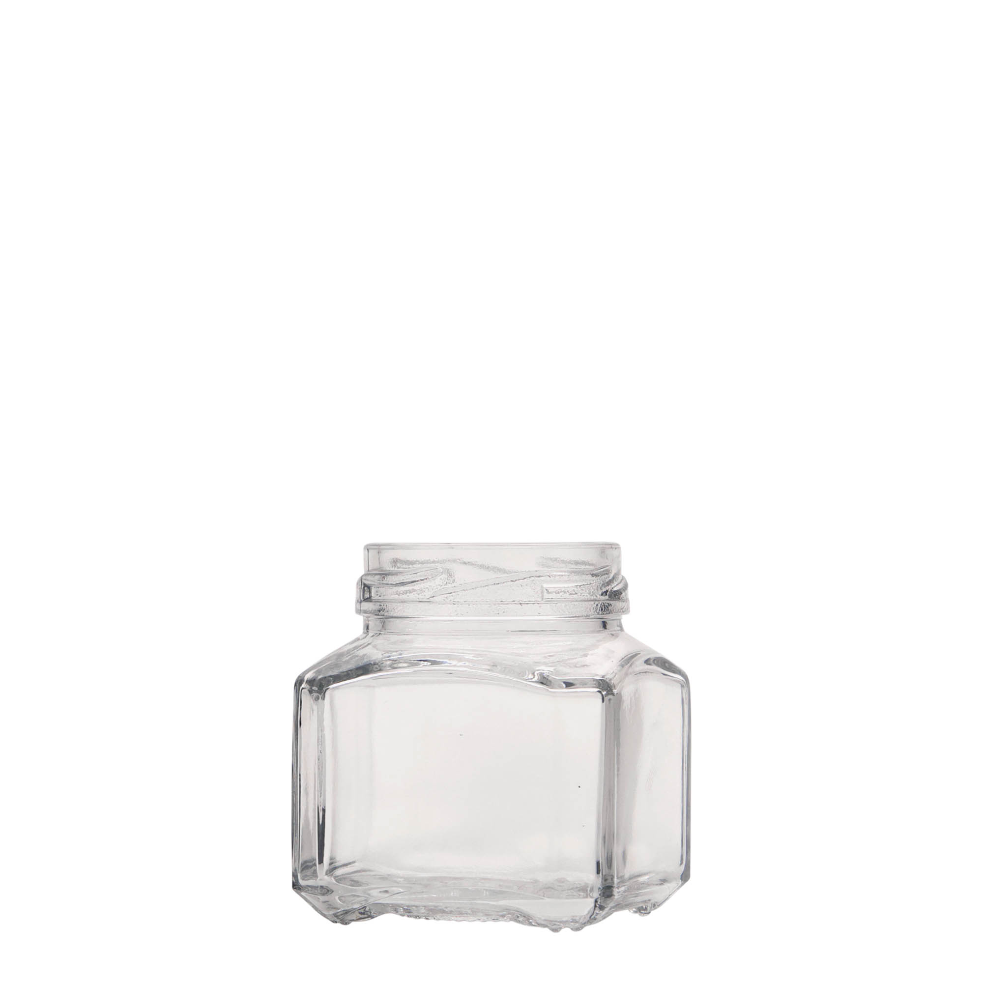 106 ml vierkantglas 'Milaan', opening: Twist-Off (TO 48)