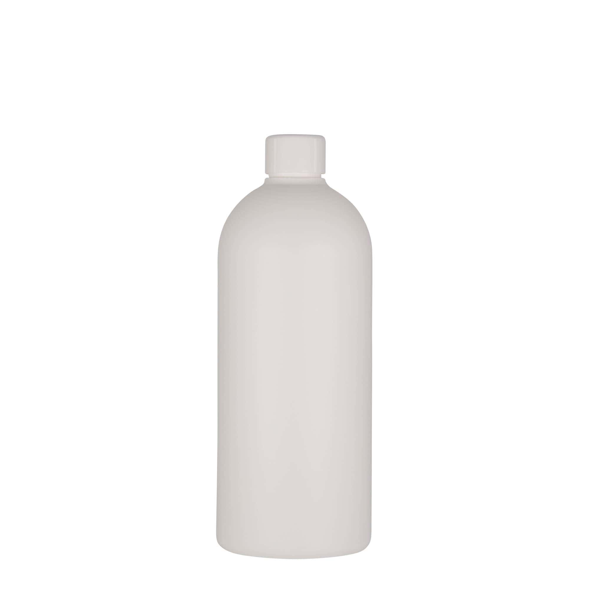 Plastic fles 'Tuffy', 500 ml, HDPE, wit, monding: GPI 24/410