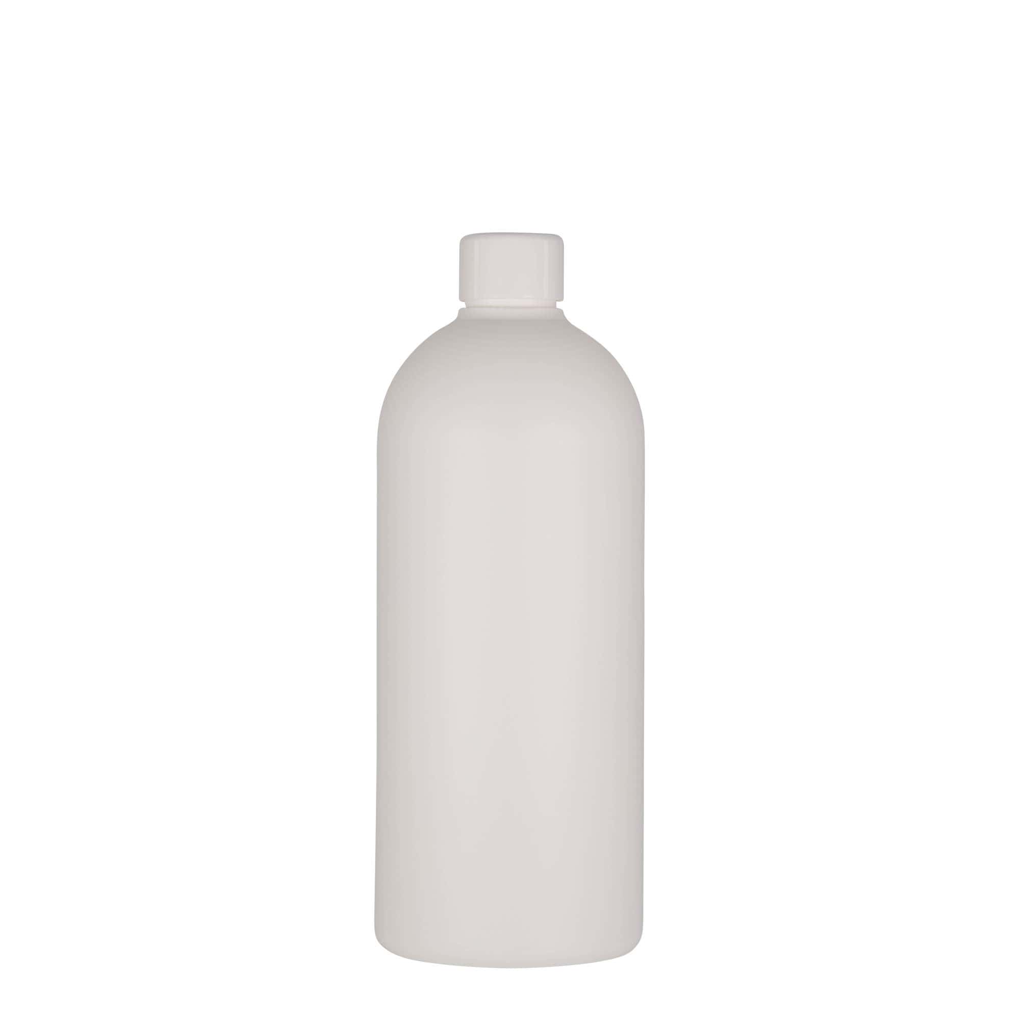 500 ml kunststoffles 'Tuffy', HDPE, wit, hals: 24/410