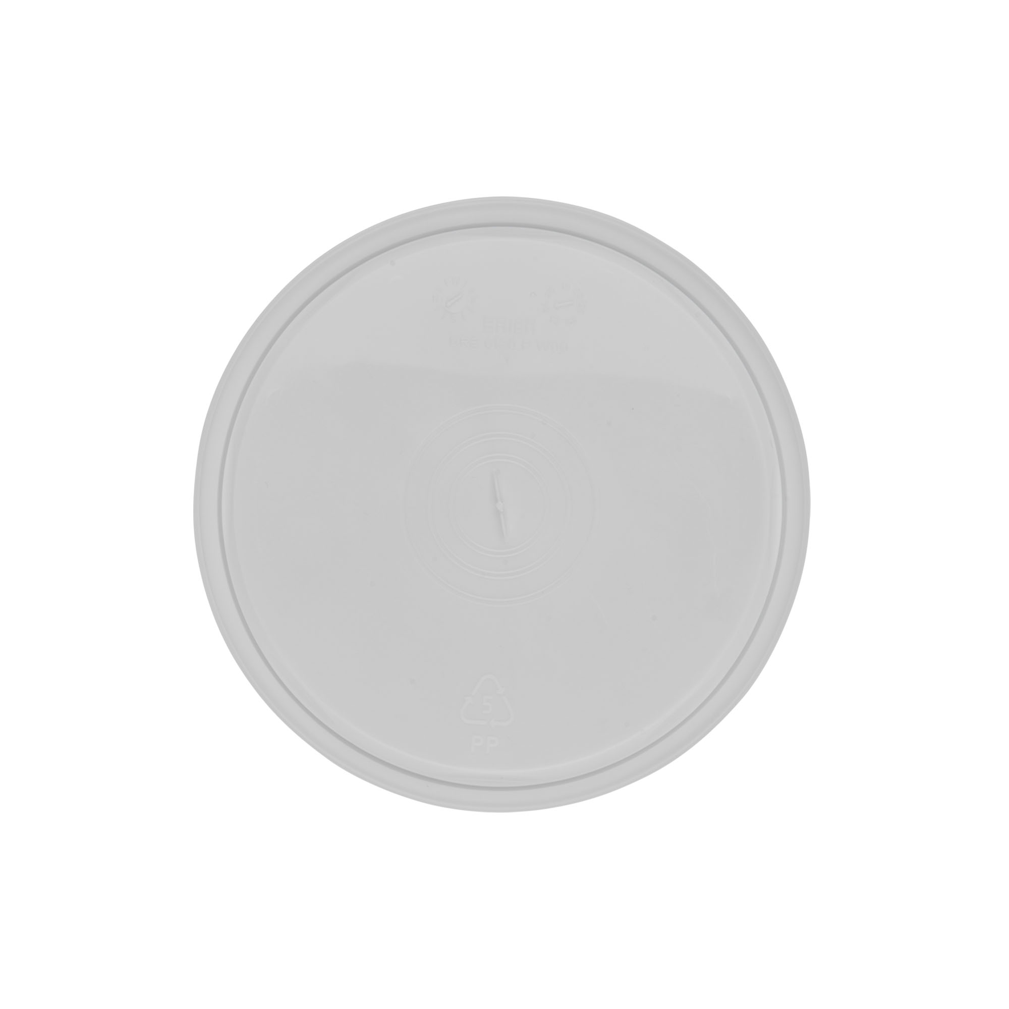Deksel voor emmer 1,8 l, PP-kunststof, wit