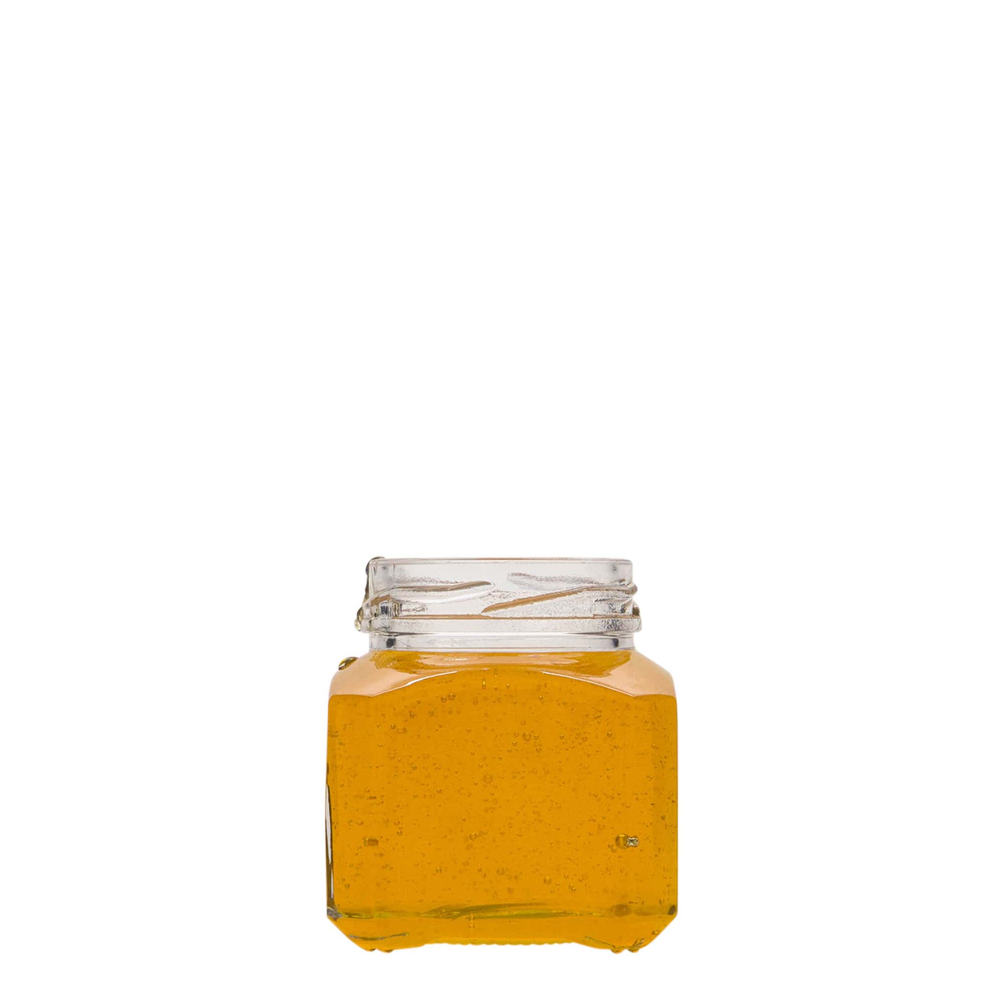 106 ml vierkantglas 'Milaan', opening: Twist-Off (TO 48)