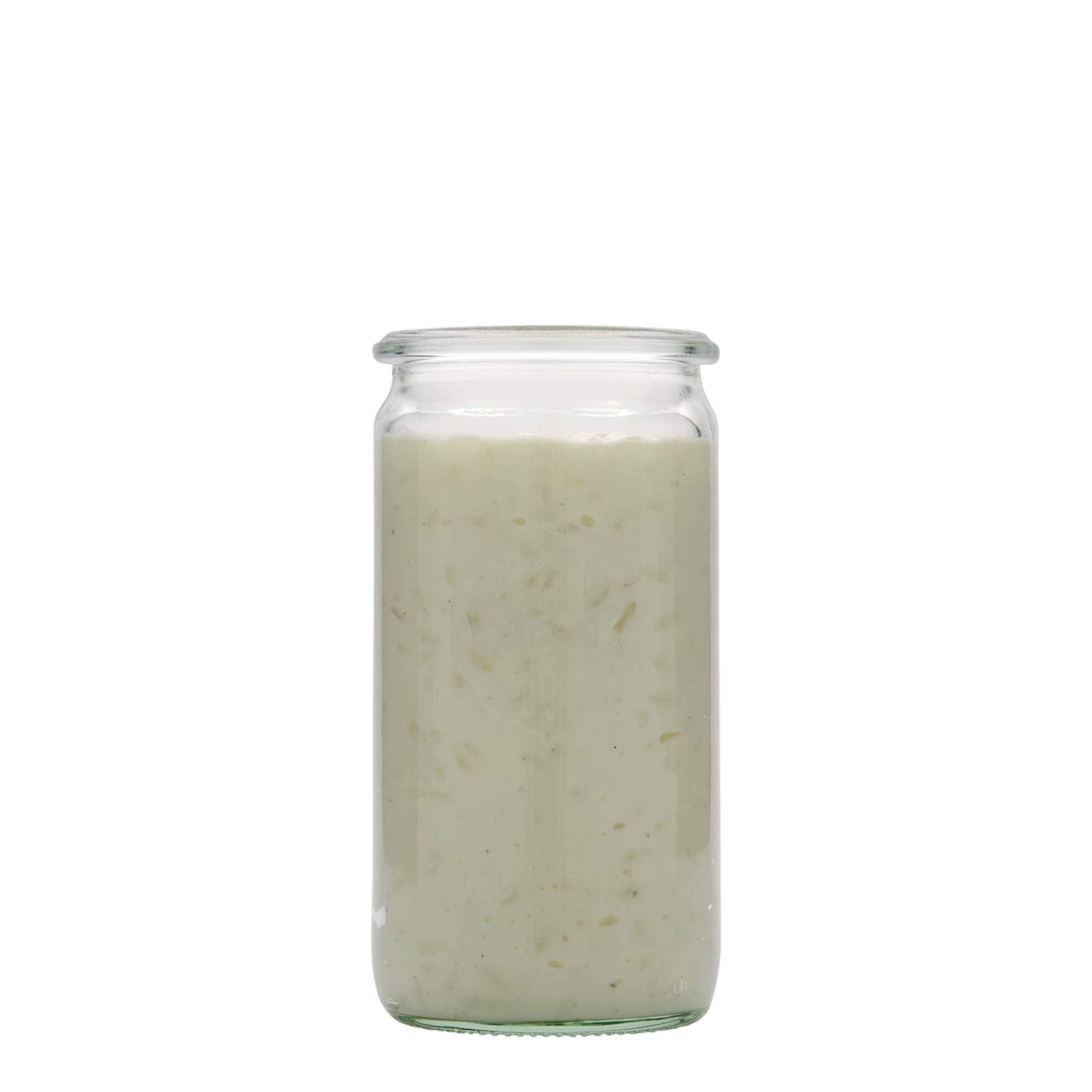 340 ml WECK-cilinderglas, opening: ronde rand