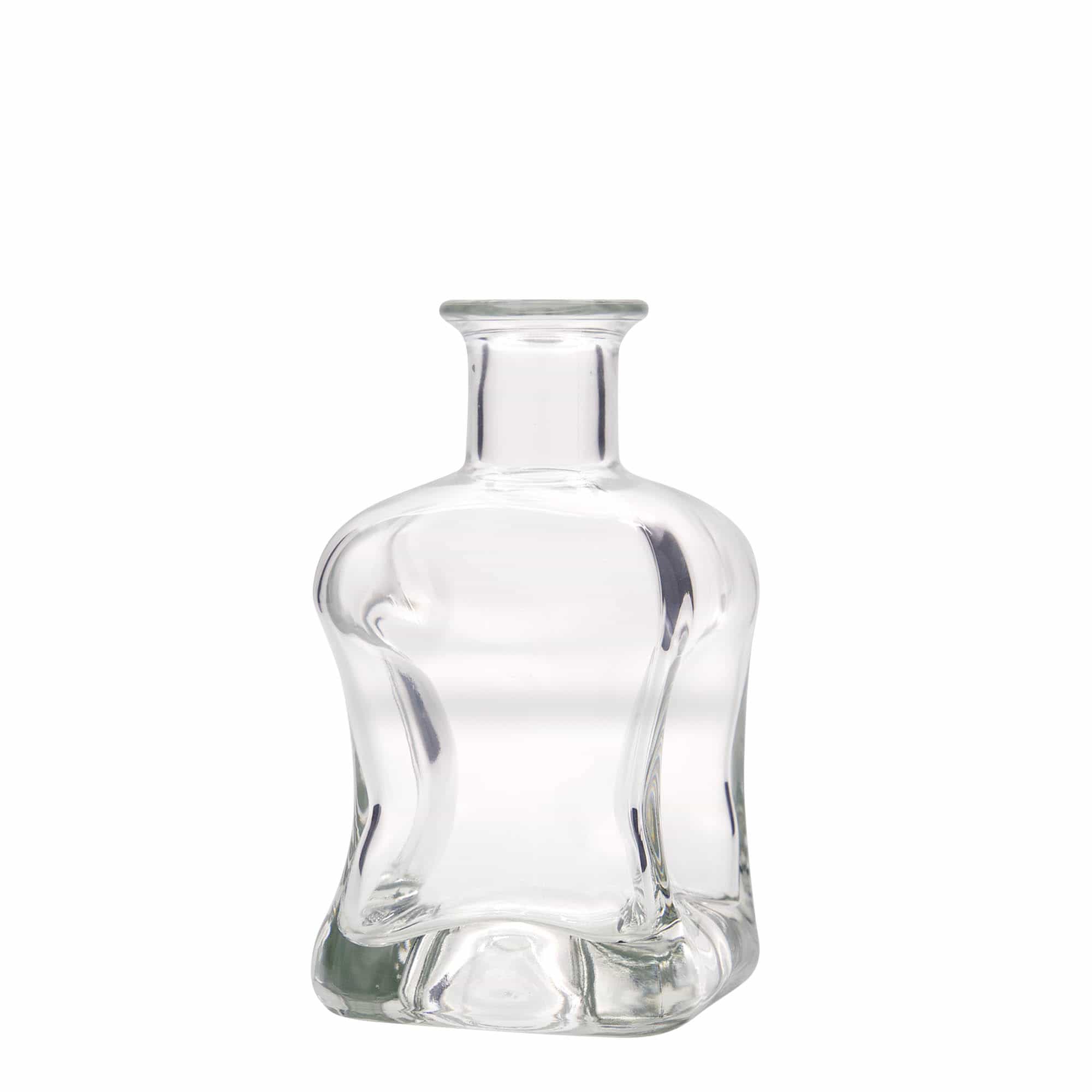 350 ml glazen fles 'Dublin', vierkant, hals: kurk