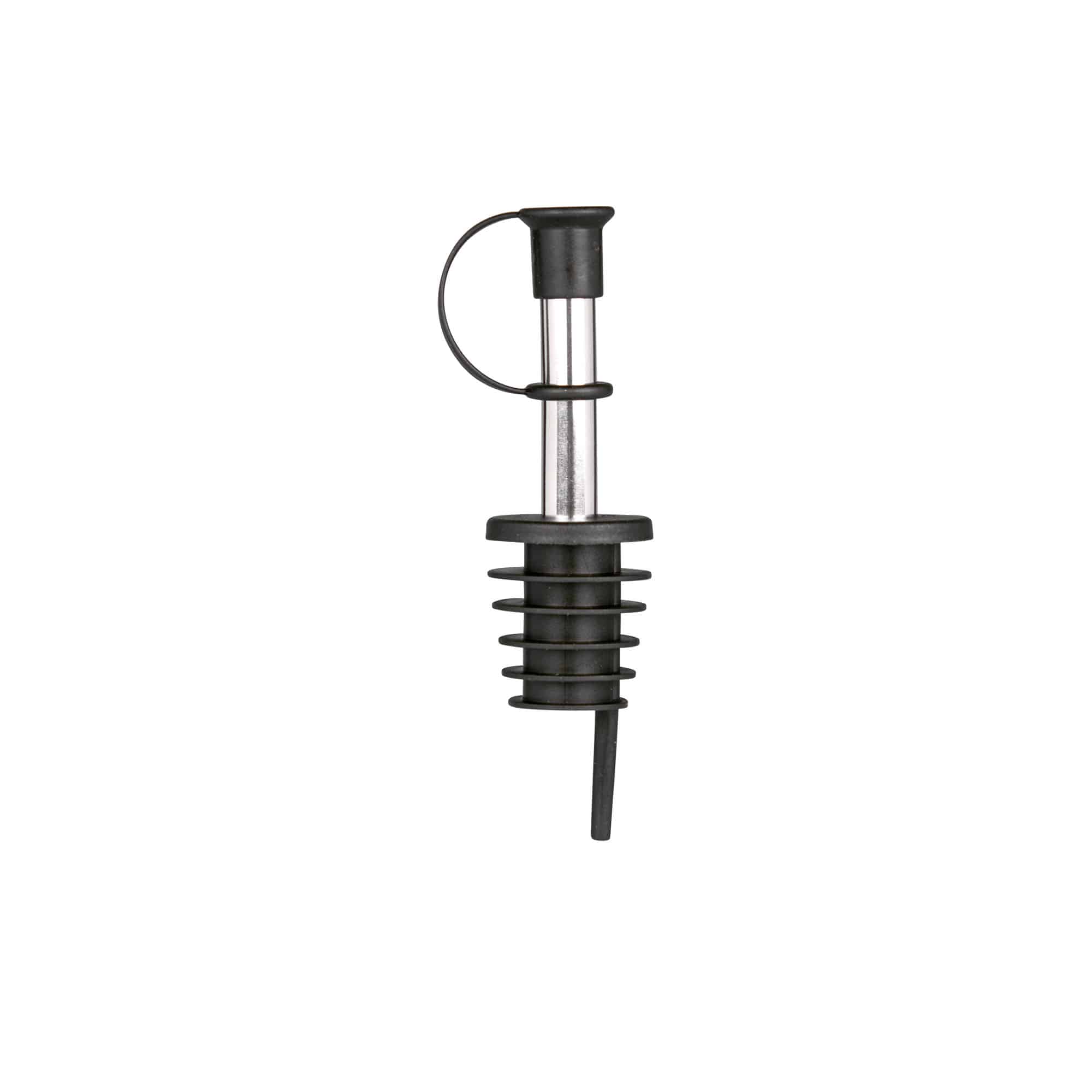 Schenktuit inox met dop, roestvrij staal, zilver Schenktuit inox met dop, roestvrij staal, zilver
