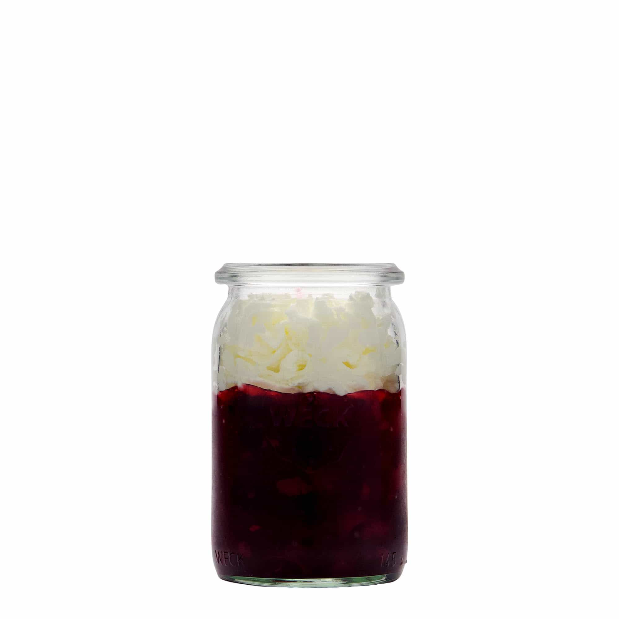 Cilindrische WECK-pot, 145 ml, monding: ronde rand