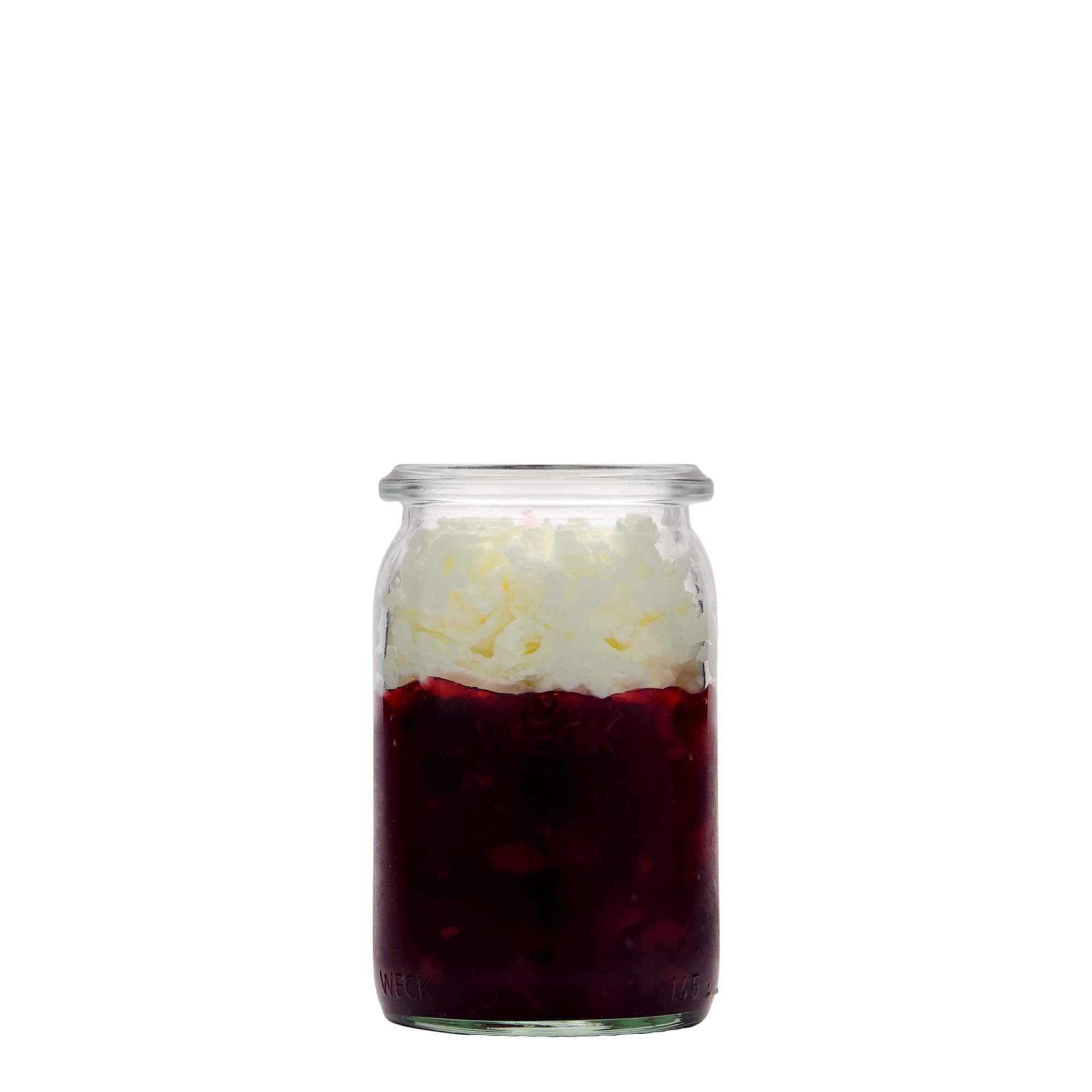 145 ml WECK-cilinderglas, opening: ronde rand