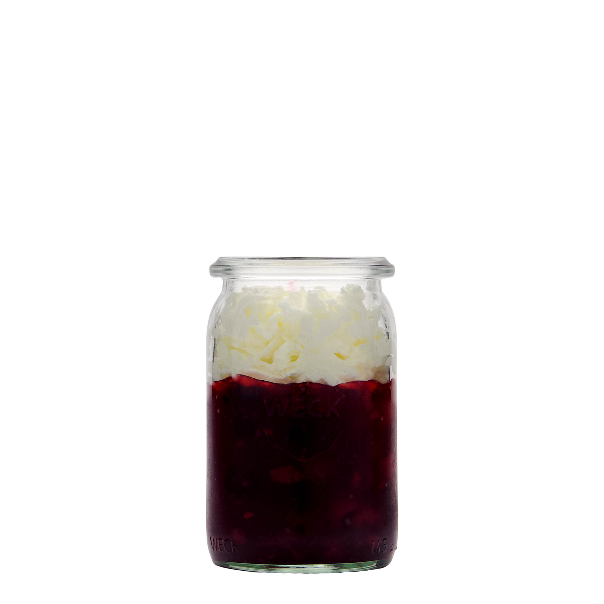 145 ml WECK-cilinderglas, opening: ronde rand 145 ml WECK-cilinderglas, opening: ronde rand