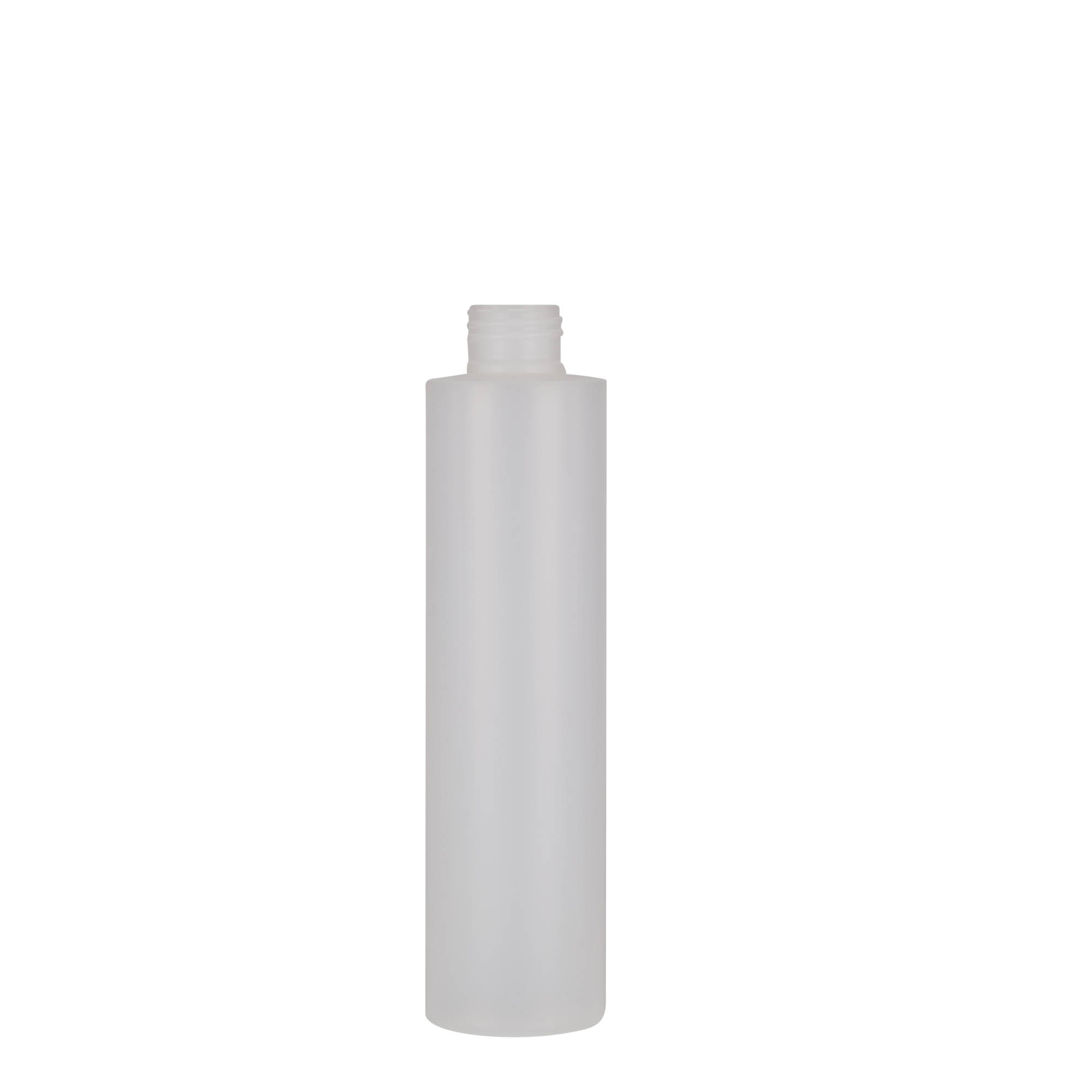 200 ml kunststoffles 'Pipe', HDPE, natuur, opening: 24/410