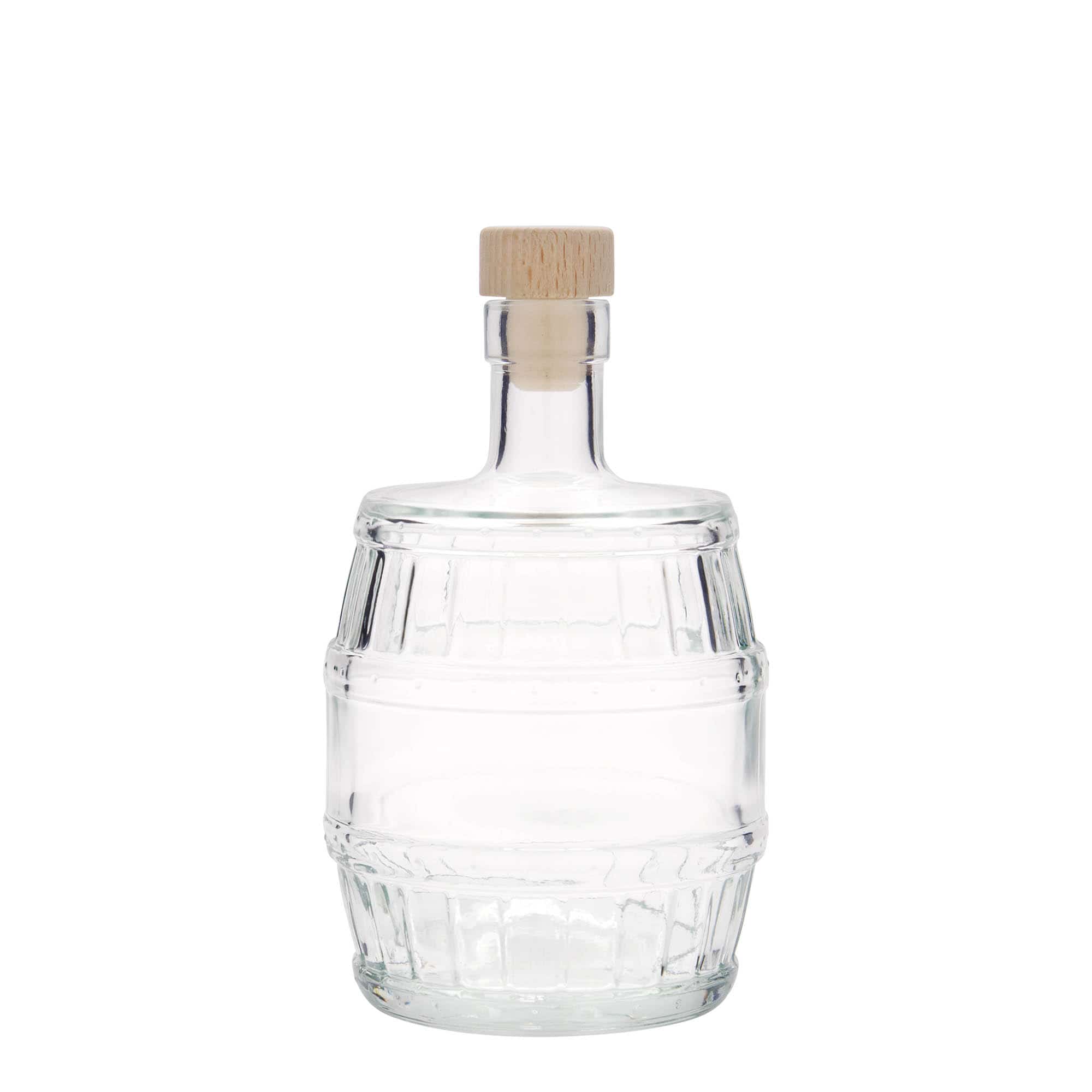 500 ml glazen fles 'vat', opening: kurk