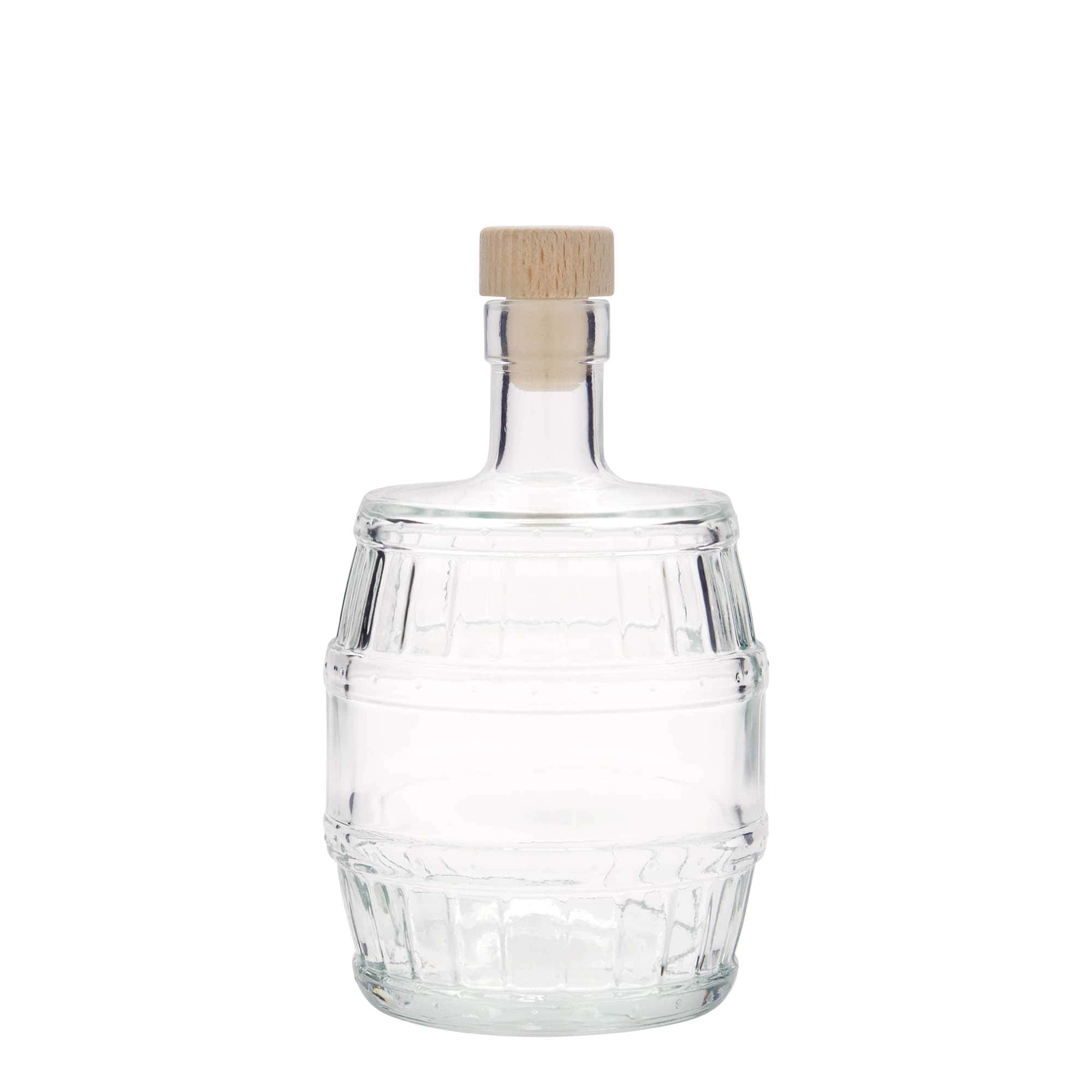 500 ml glazen fles 'vat', opening: kurk