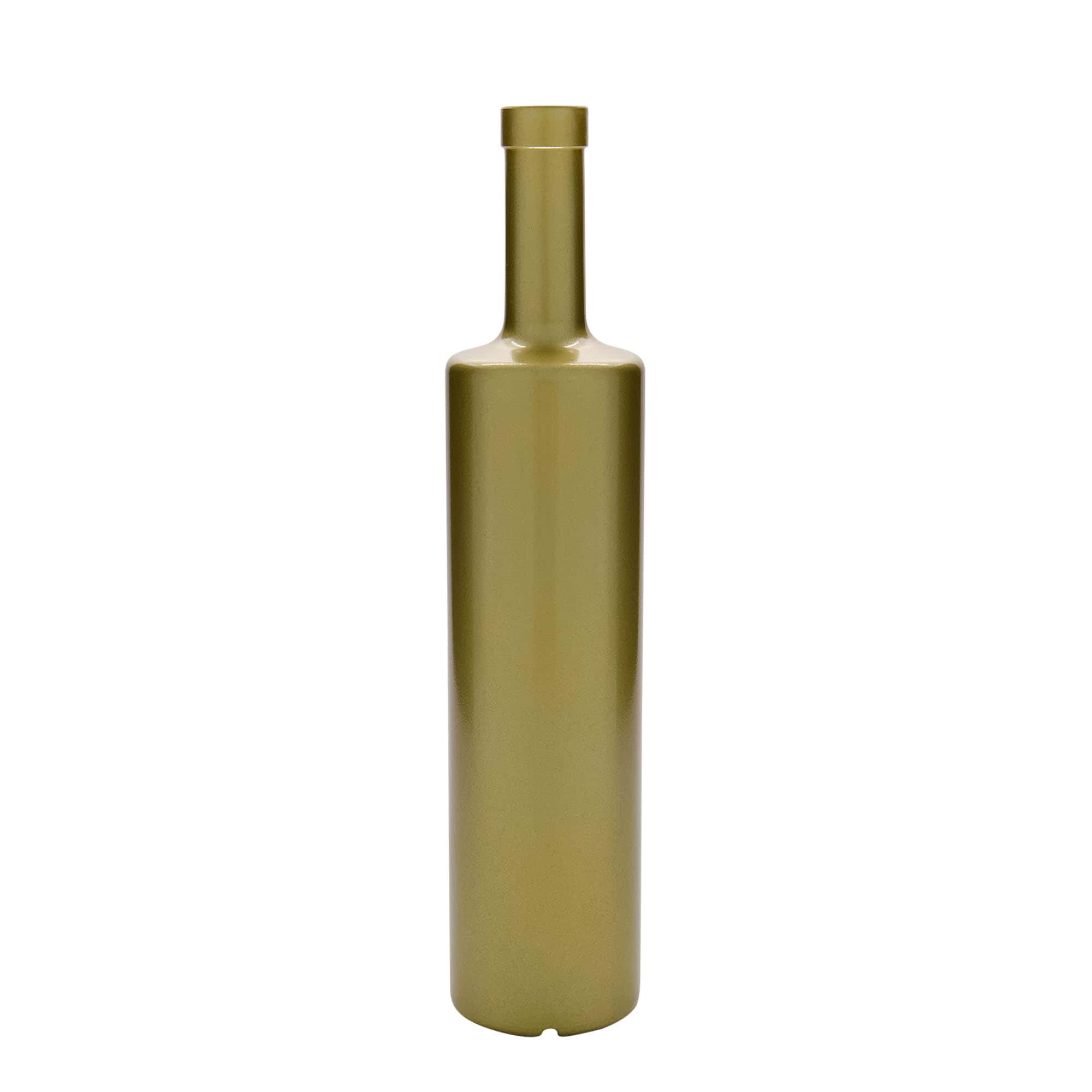 700 ml glazen fles 'Centurio', goud, opening: kurk