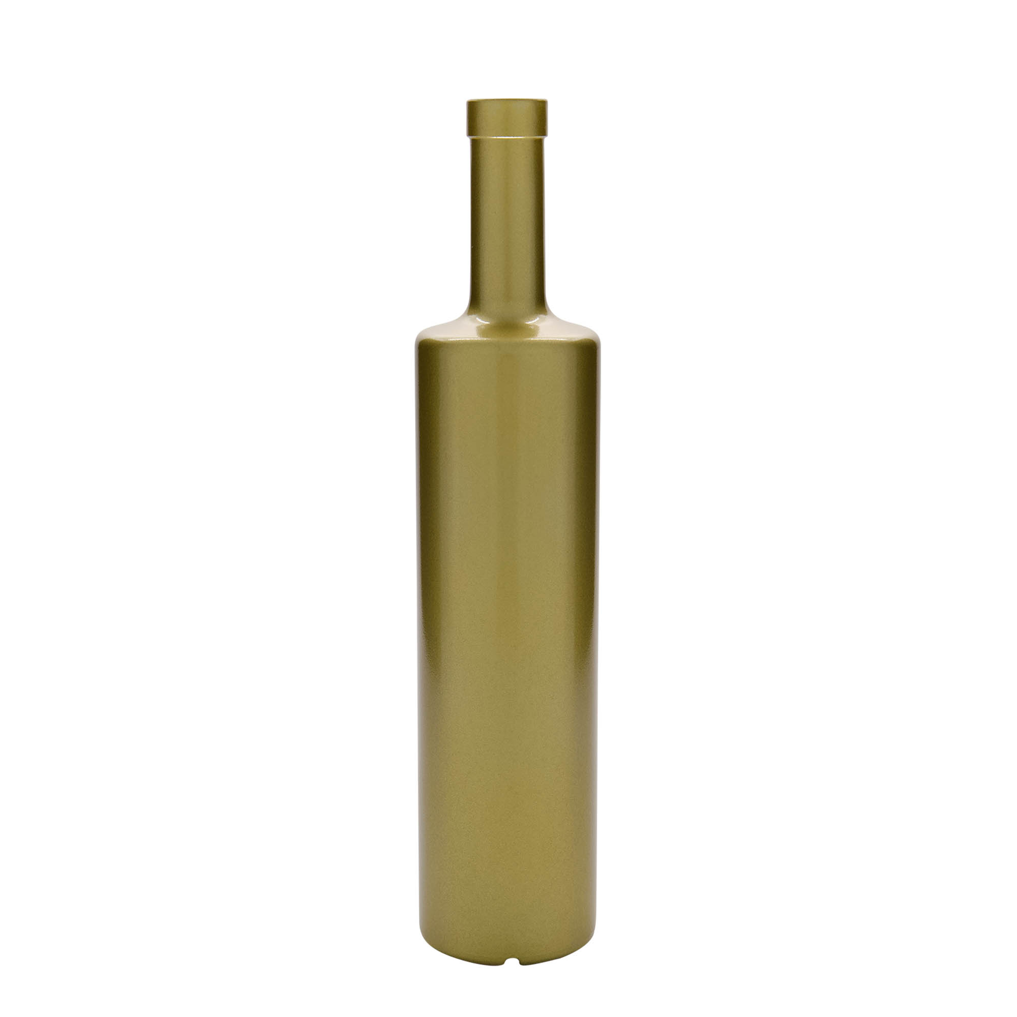 700 ml glazen fles 'Centurio', goud, opening: kurk