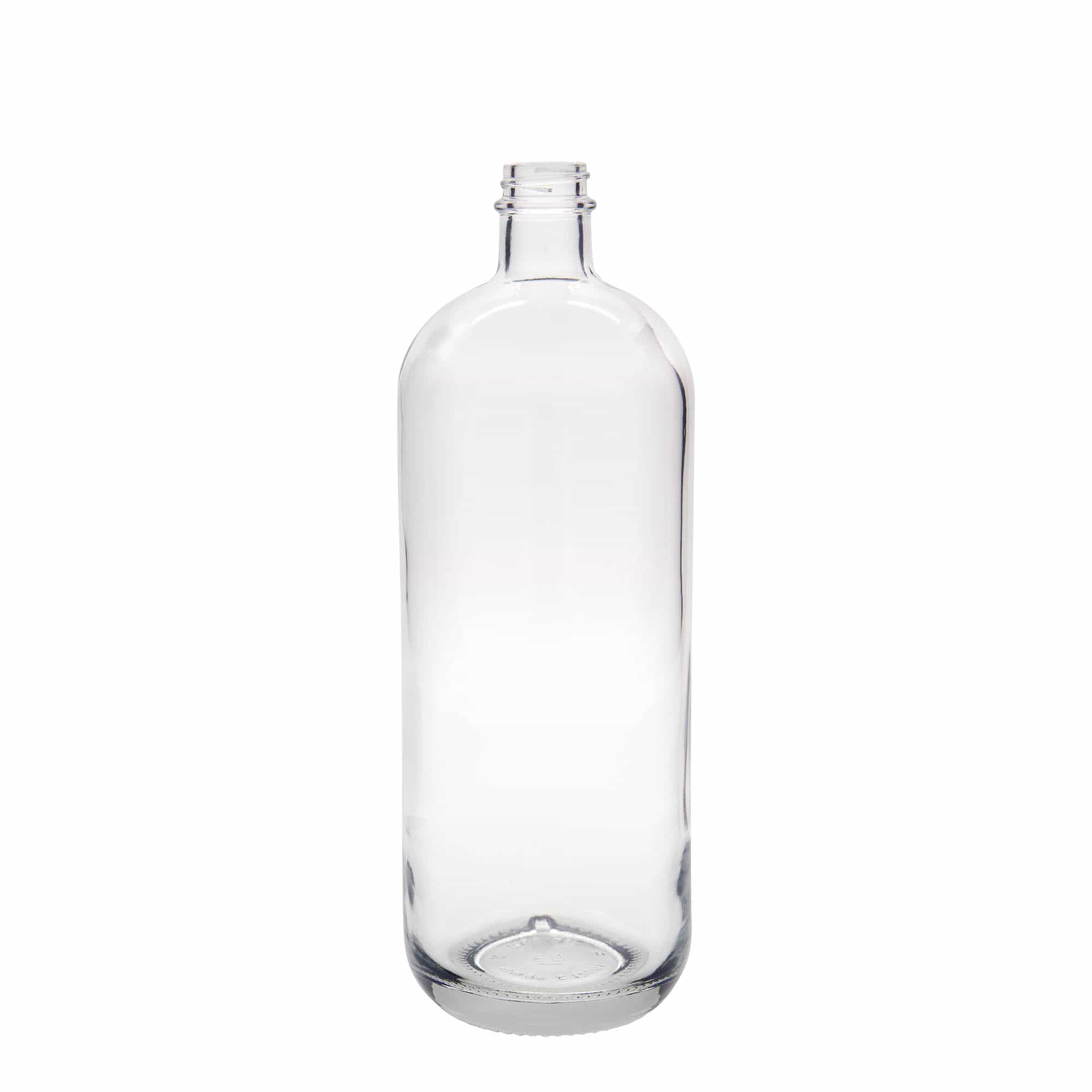 Glazen fles 'Lotto', 1000 ml, monding: GPI 28 Glazen fles 'Lotto', 1000 ml, monding: GPI 28