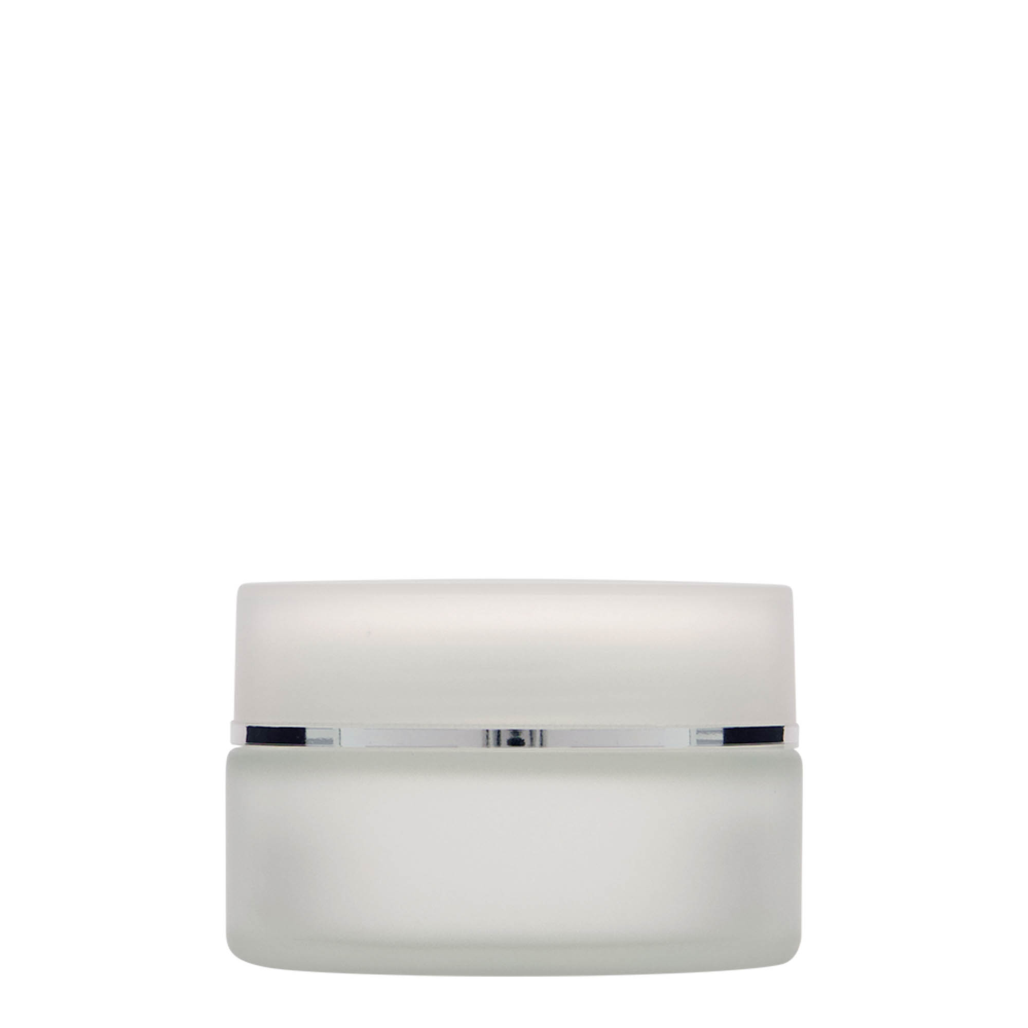 100 ml potje 'Platin Editie', glas, geëtst, opening: schroefdop