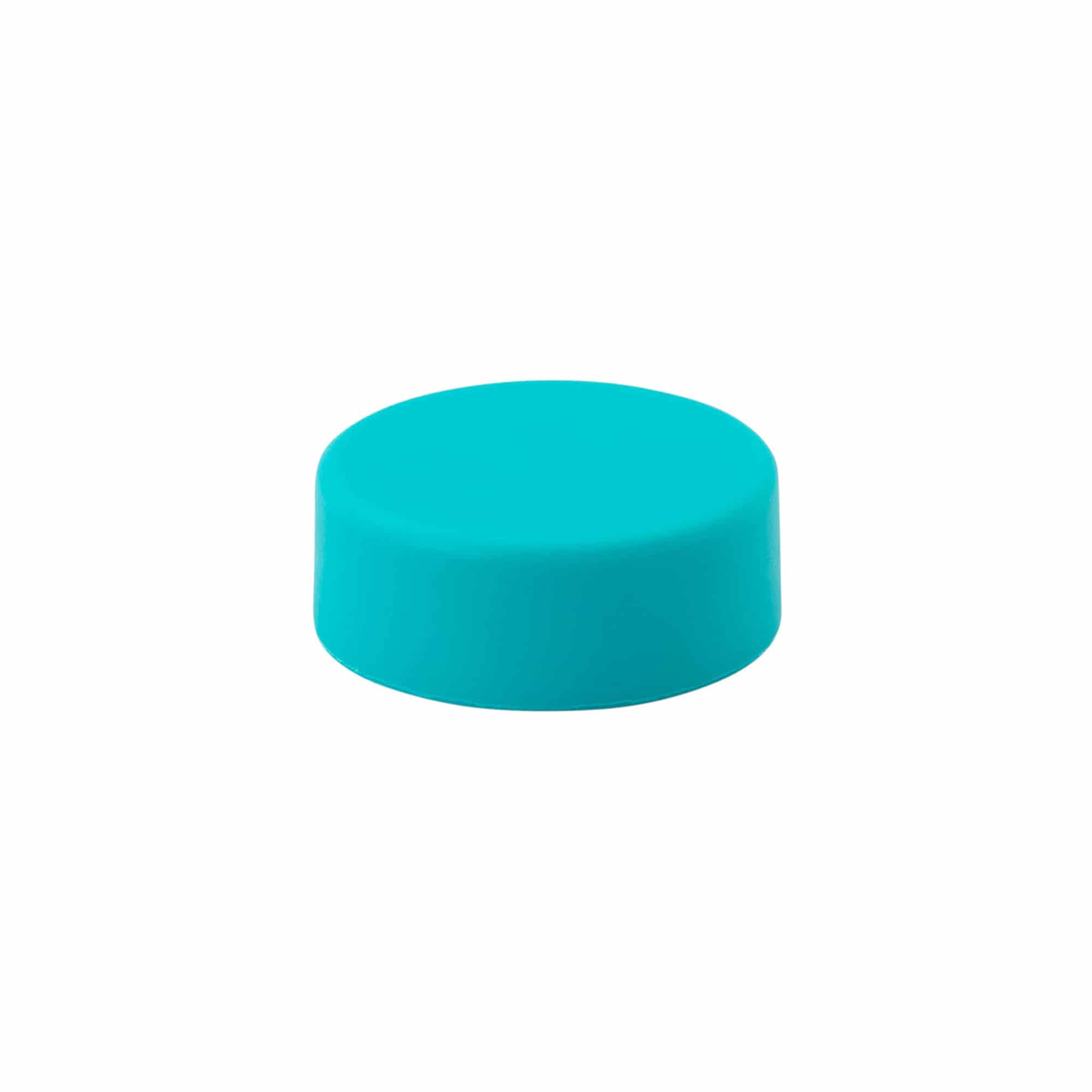 Schroefdop, ABS-kunststof, turquoise, voor opening: GPI 33/400