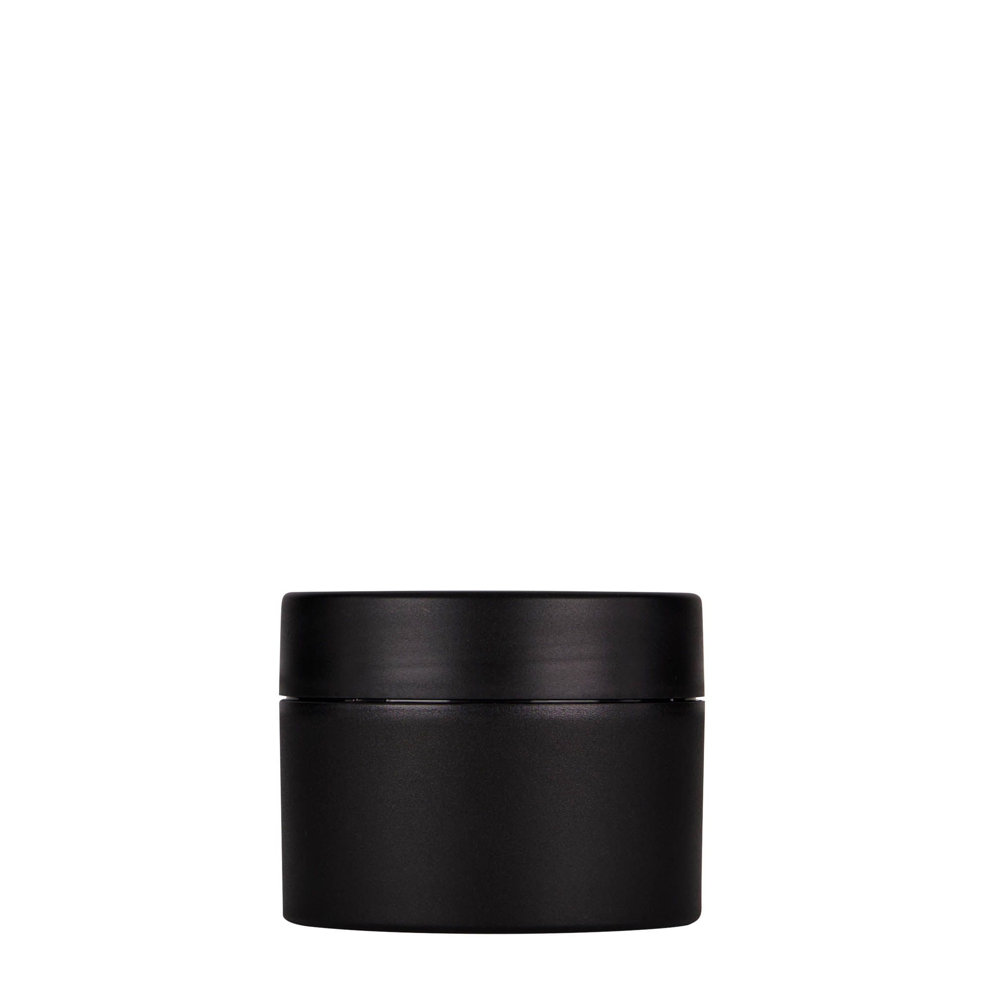 100 ml kunststofpot 'Antonella', PP, zwart, opening: schroefdop
