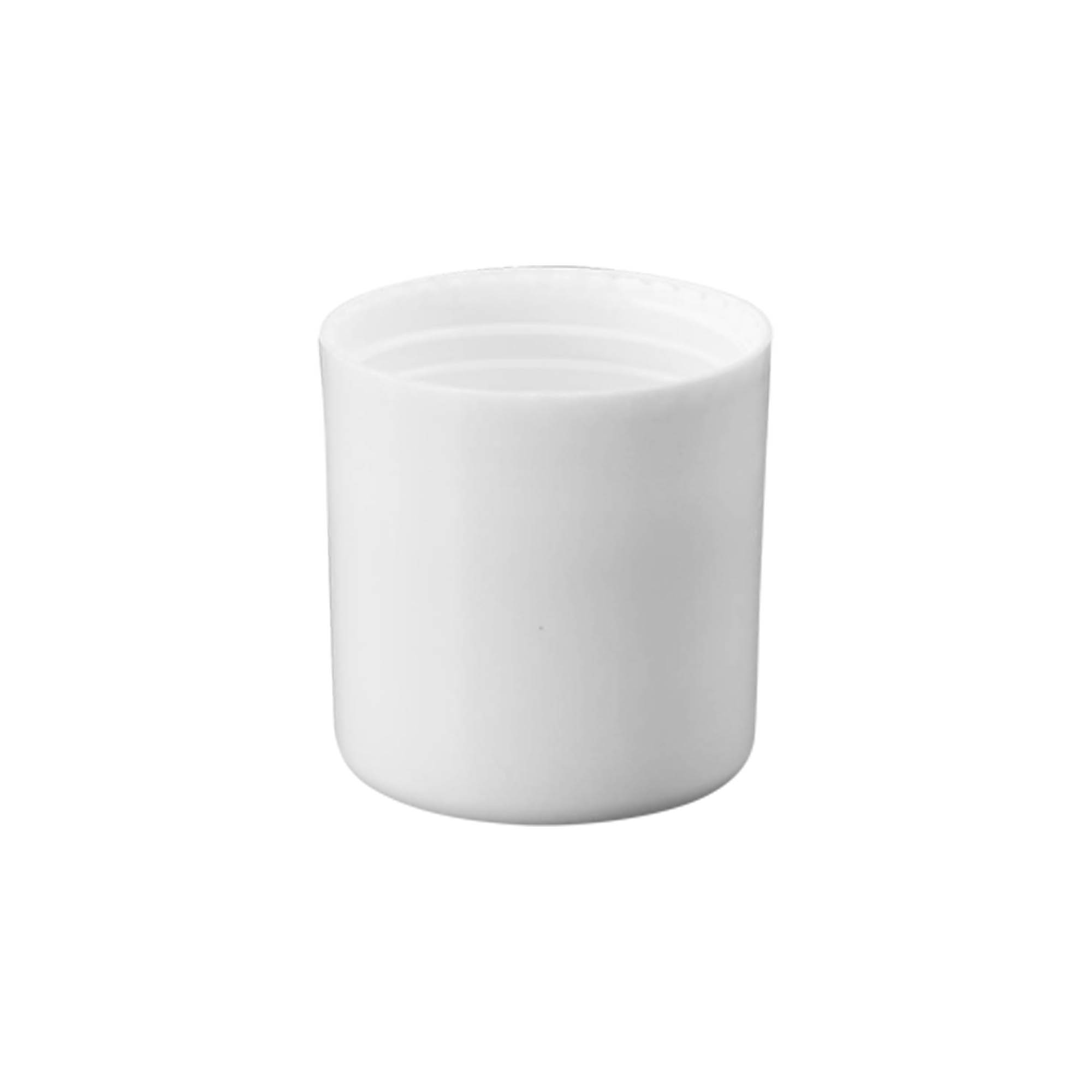 Dop voor 50 ml roll-on fles, PP-kunststof, wit, voor opening: schroefdop Dop voor 50 ml roll-on fles, PP-kunststof, wit, voor opening: schroefdop