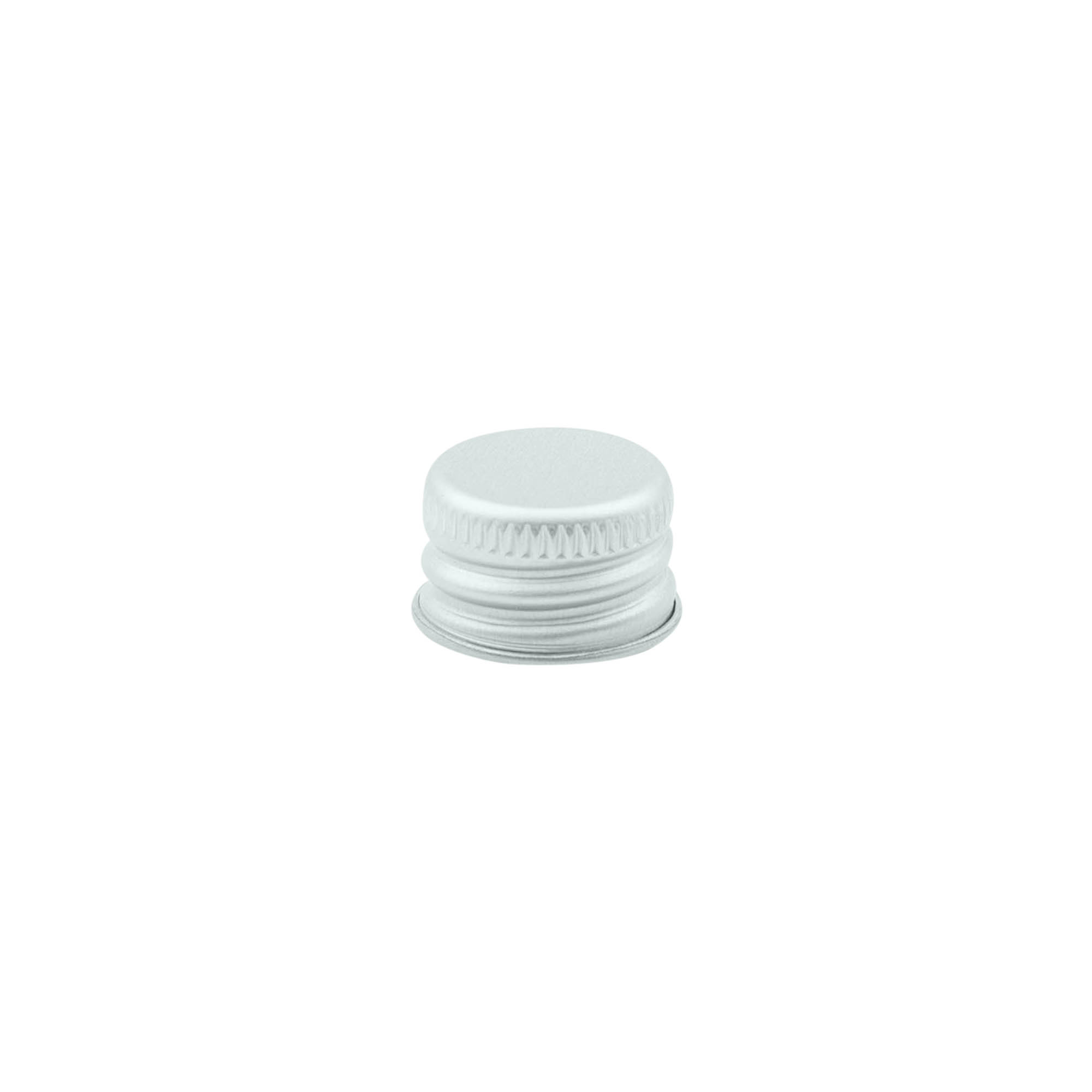 Schroefdop, metaal, zilver, voor mondstuk: 18/410