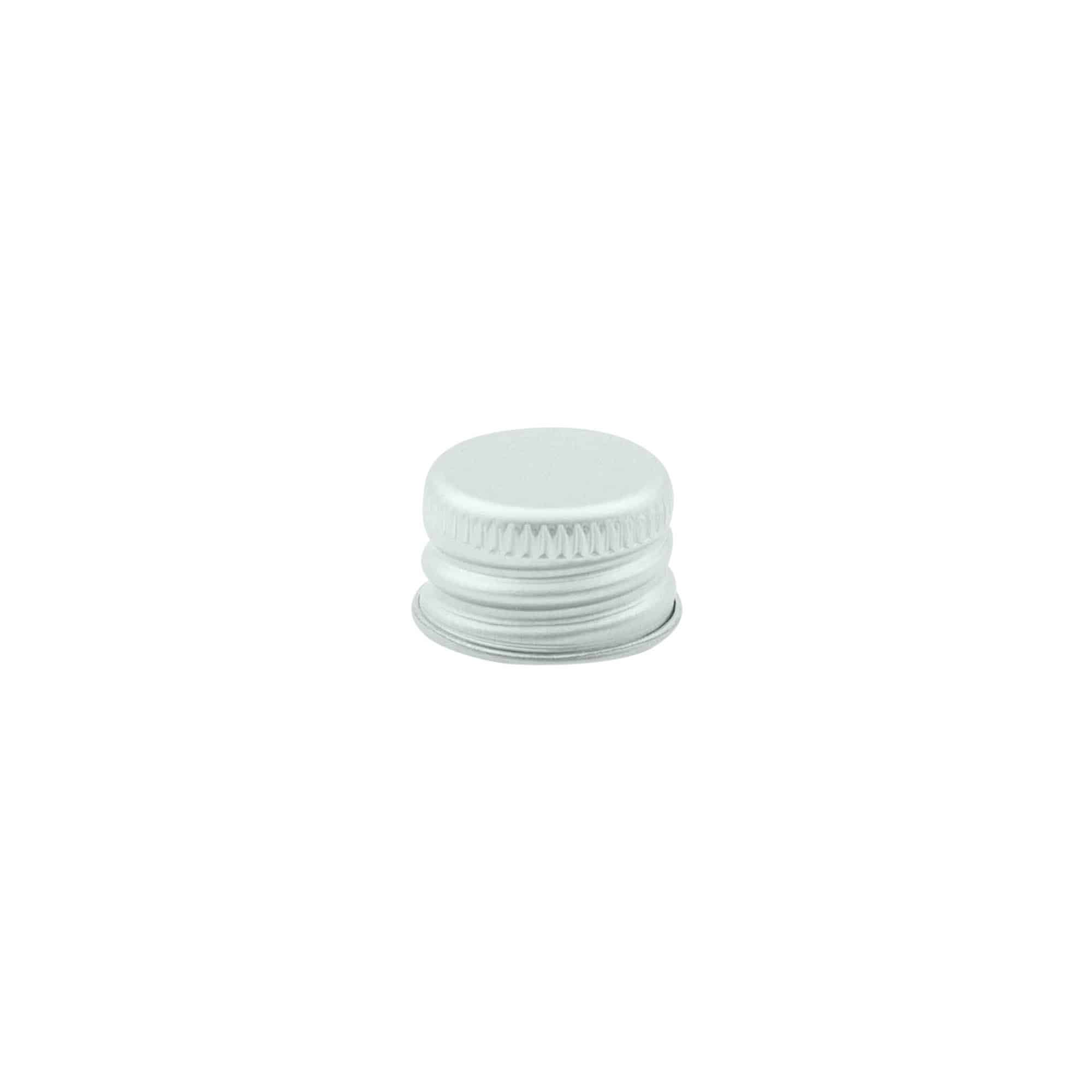 Schroefdop, metaal, zilver, voor mondstuk: 18/410