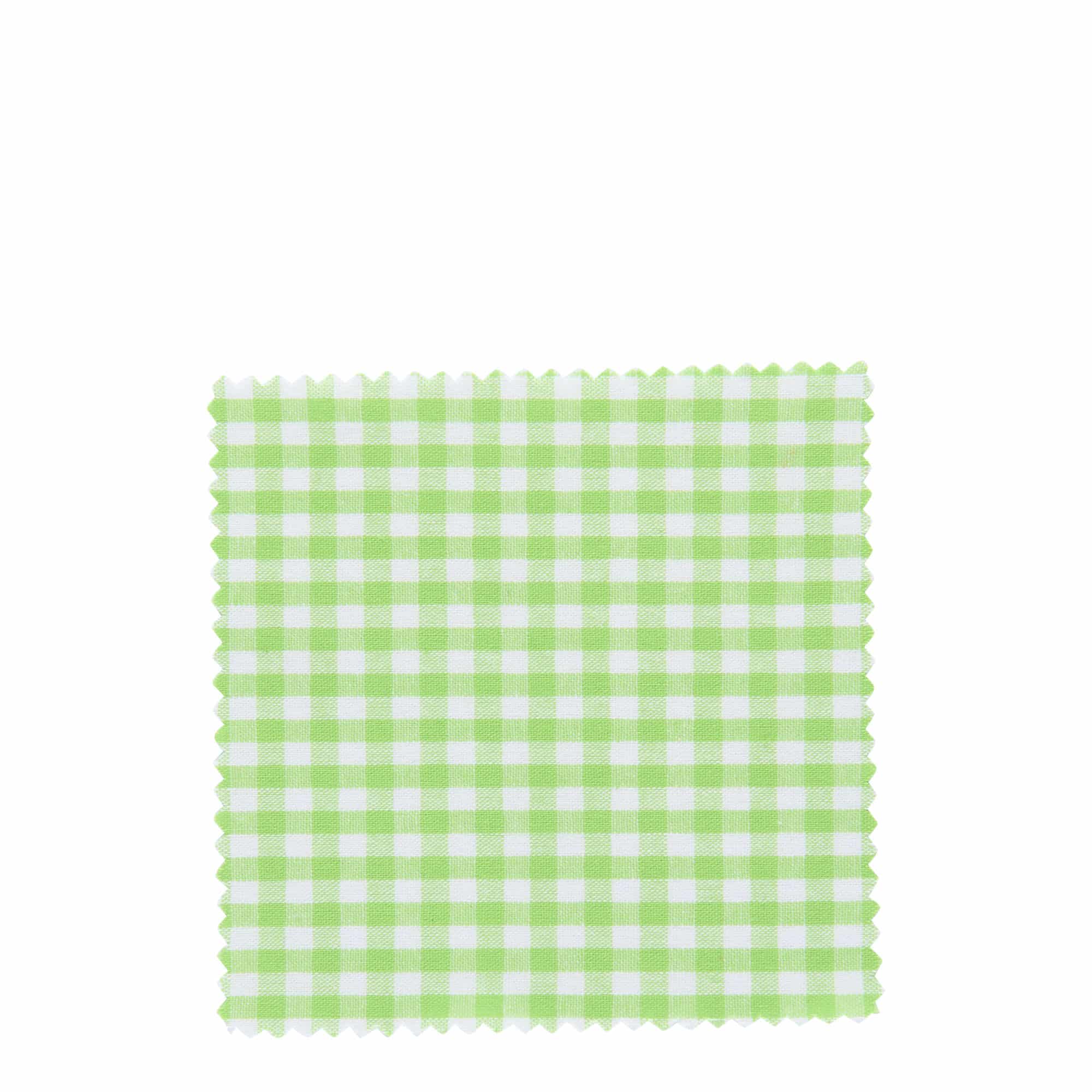 Stoffen lapje voor potten, geruit, 12x12, vierkant, textiel, lichtgroen, monding: TO38-TO53