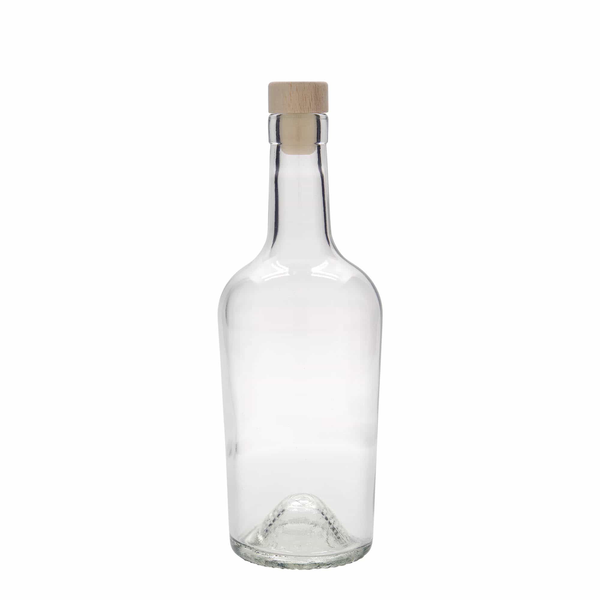 Glazen fles 'Margarethe', 500 ml, monding: kurk