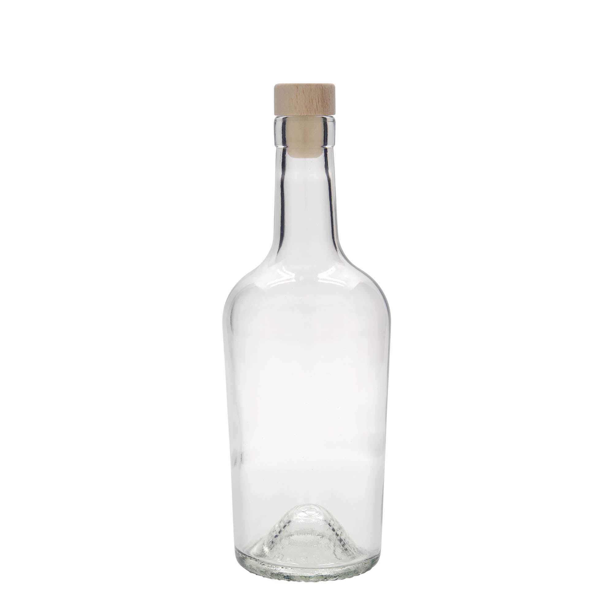 500 ml glazen fles 'Margarethe', opening: kurk 500 ml glazen fles 'Margarethe', opening: kurk
