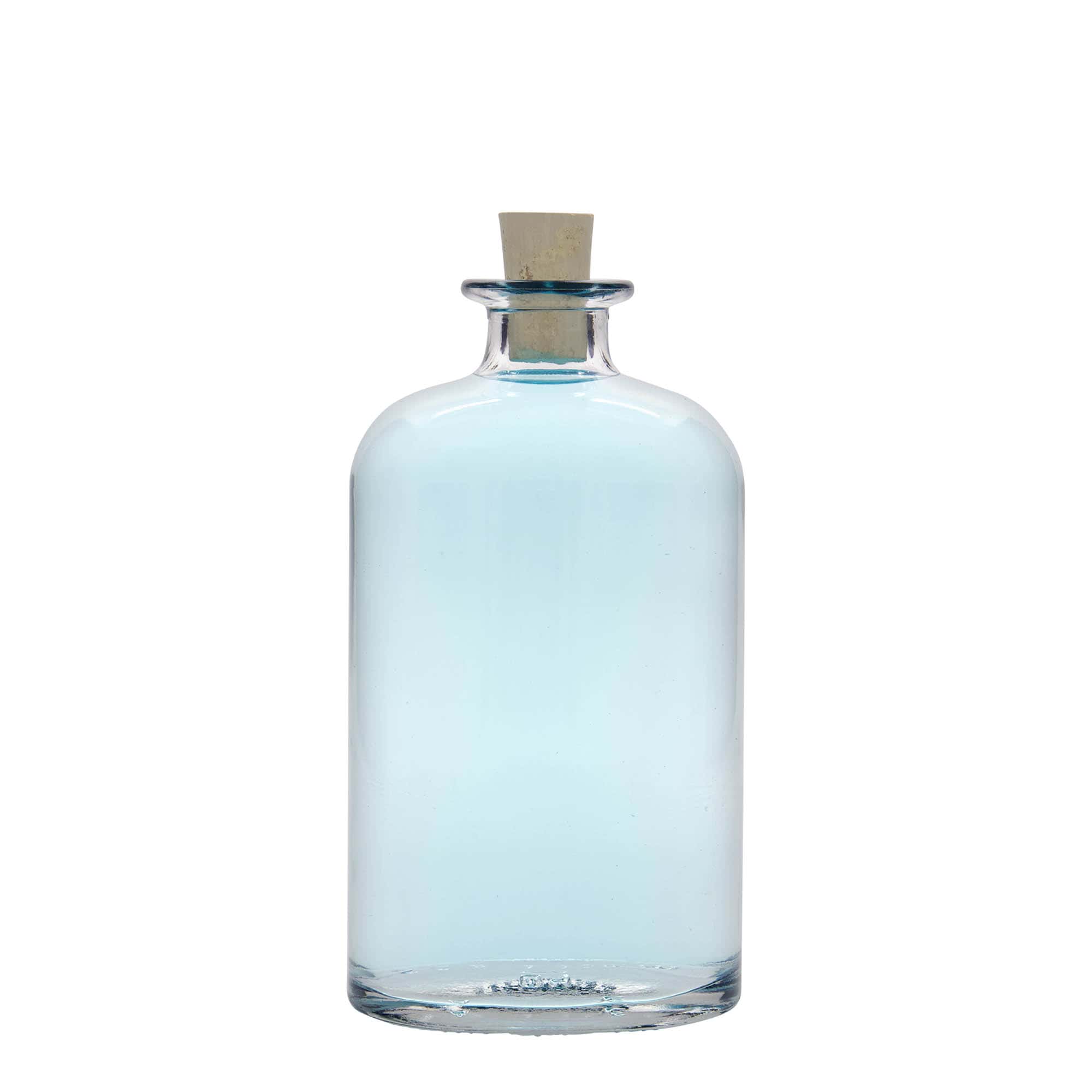 500 ml glazen fles 'Dundee', ovaal, opening: kurk