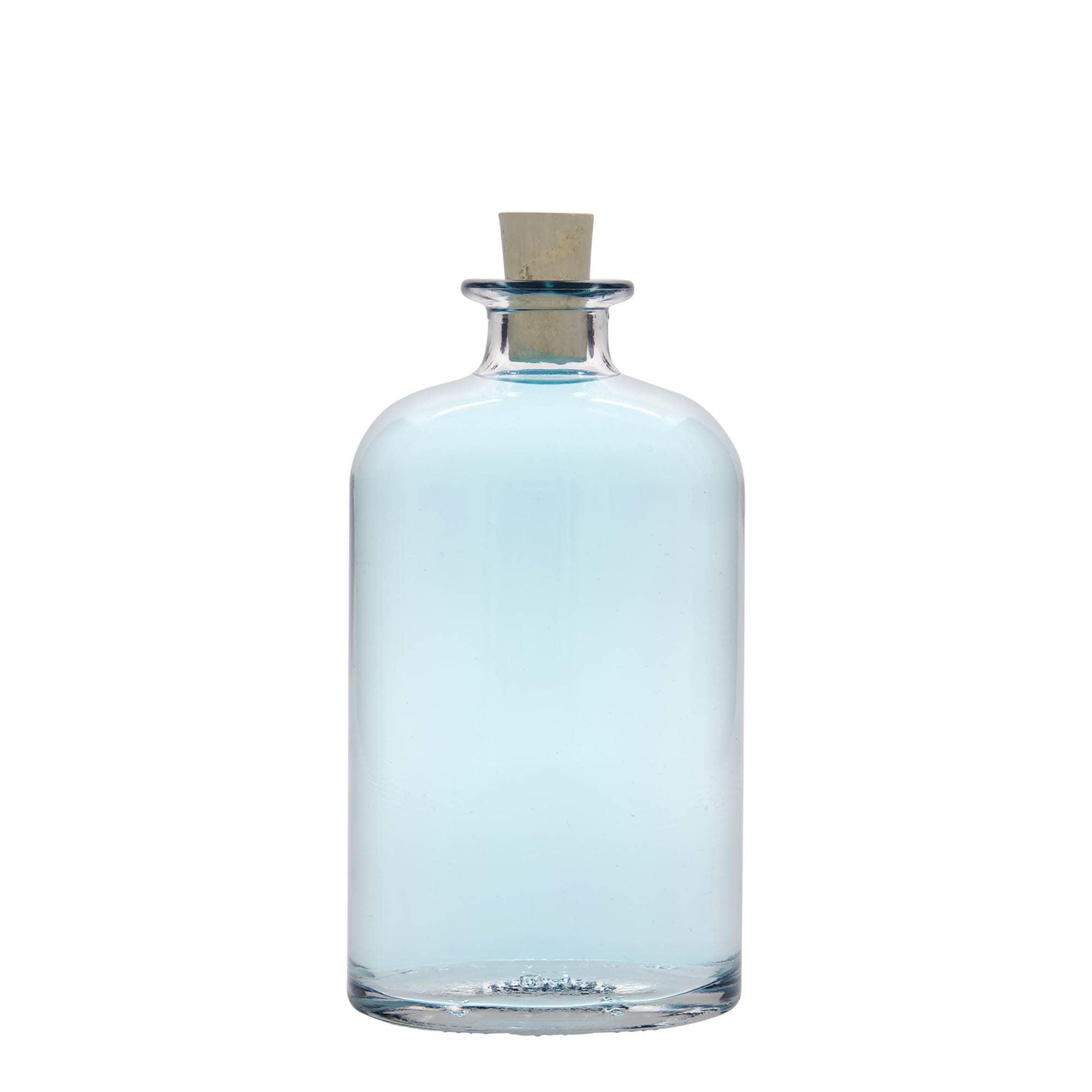 500 ml glazen fles 'Dundee', ovaal, opening: kurk