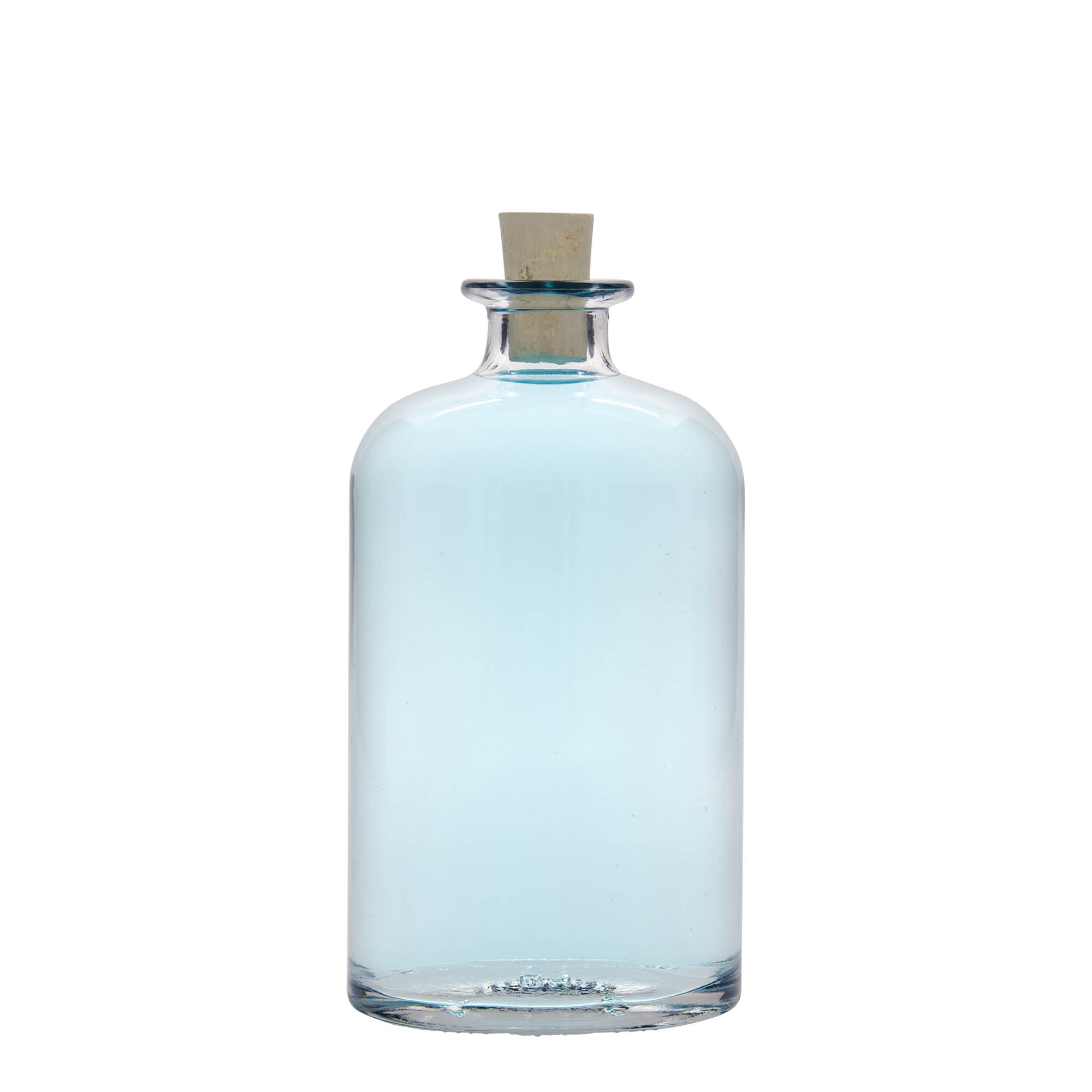 500 ml glazen fles 'Dundee', ovaal, opening: kurk 500 ml glazen fles 'Dundee', ovaal, opening: kurk
