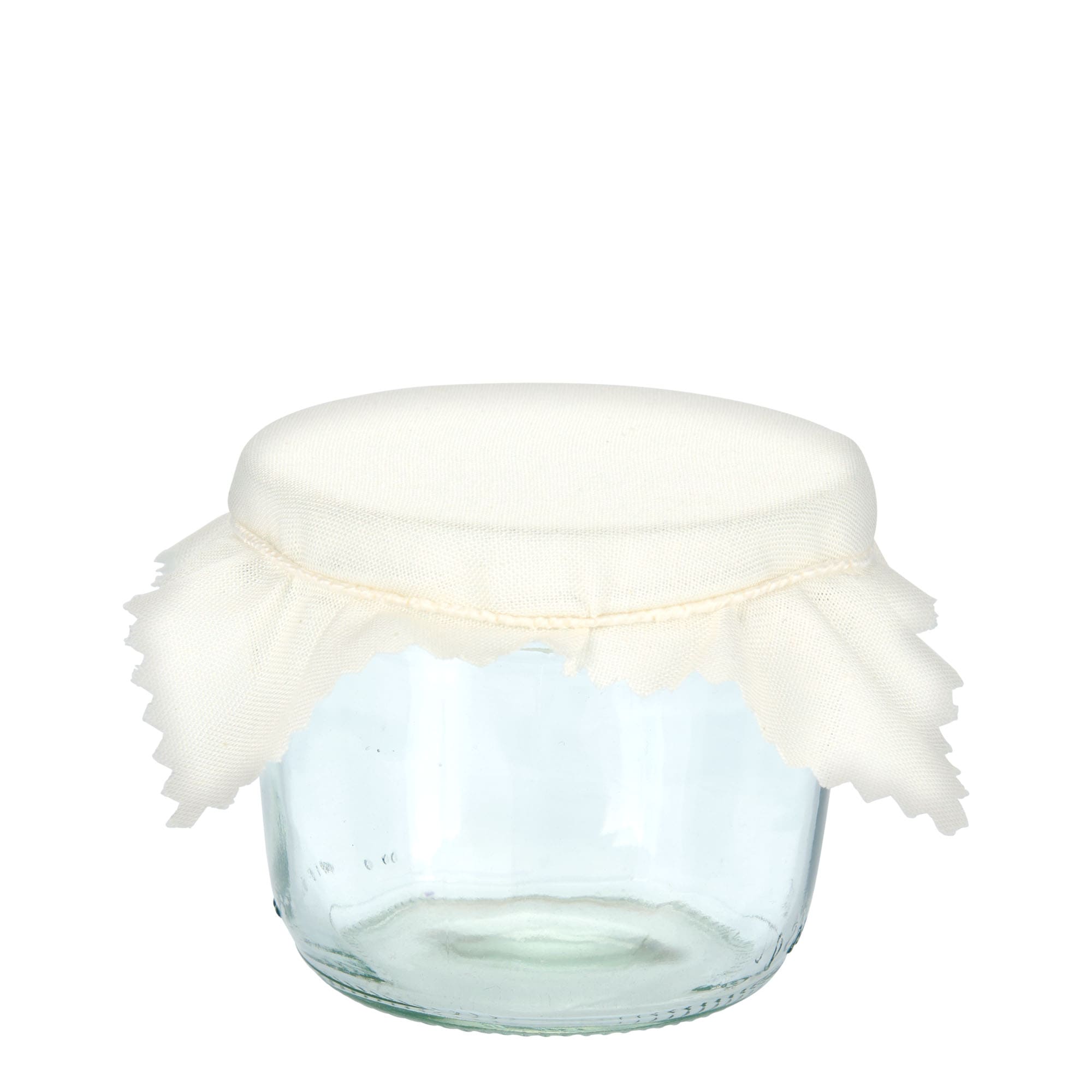 Stofdoekje 12x12, vierkant, textiel, naturel, opening: TO38-TO53